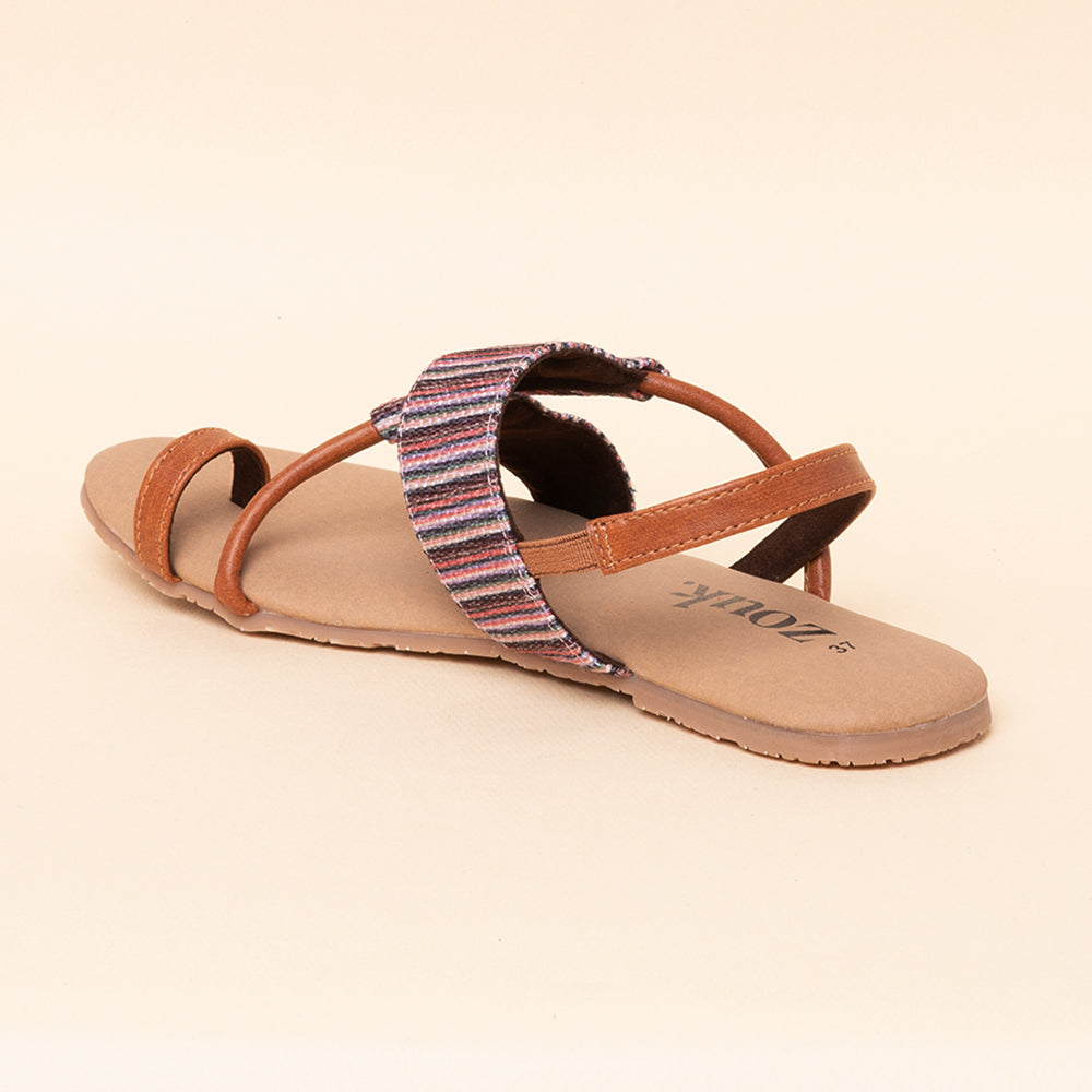Rohtang Stripes Z Toe Chappals