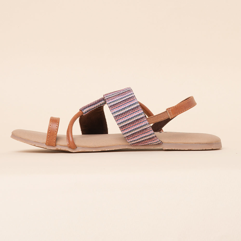 Rohtang Stripes Z Toe Chappals
