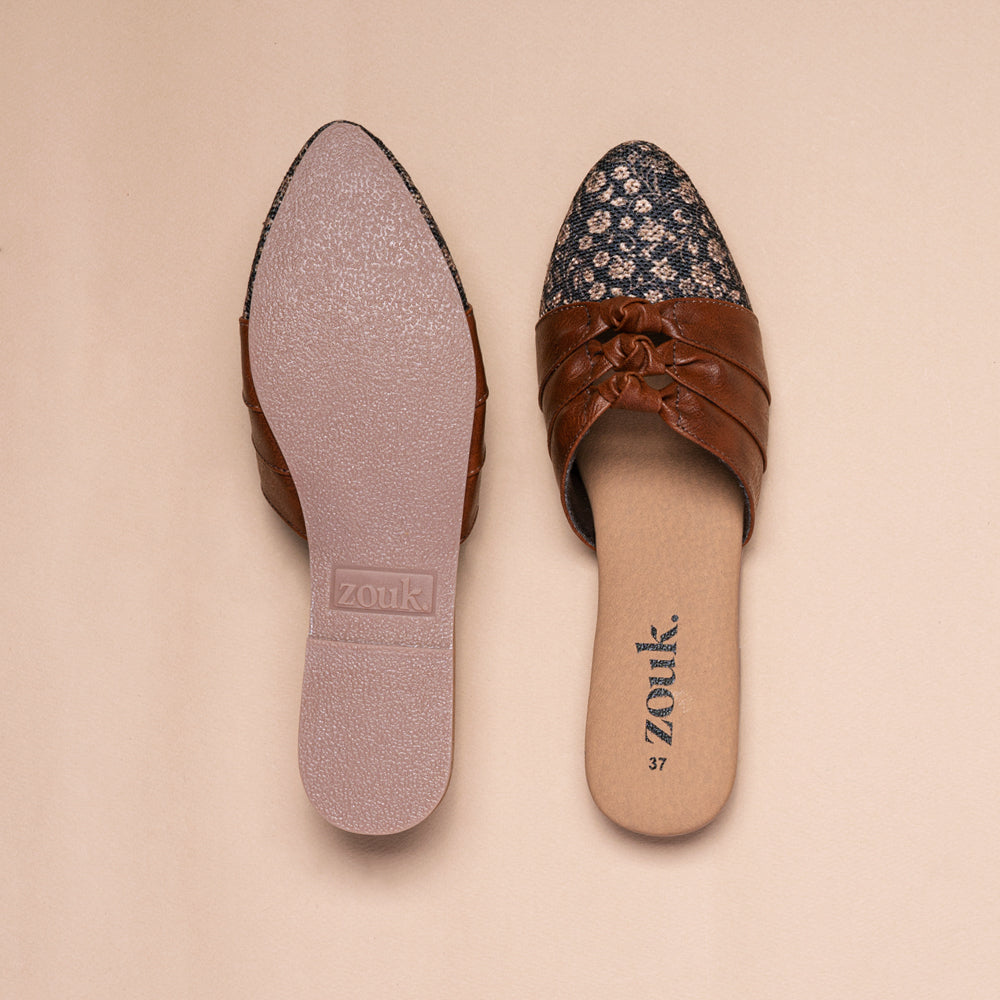 Sanjan Jaali Knotted Mule