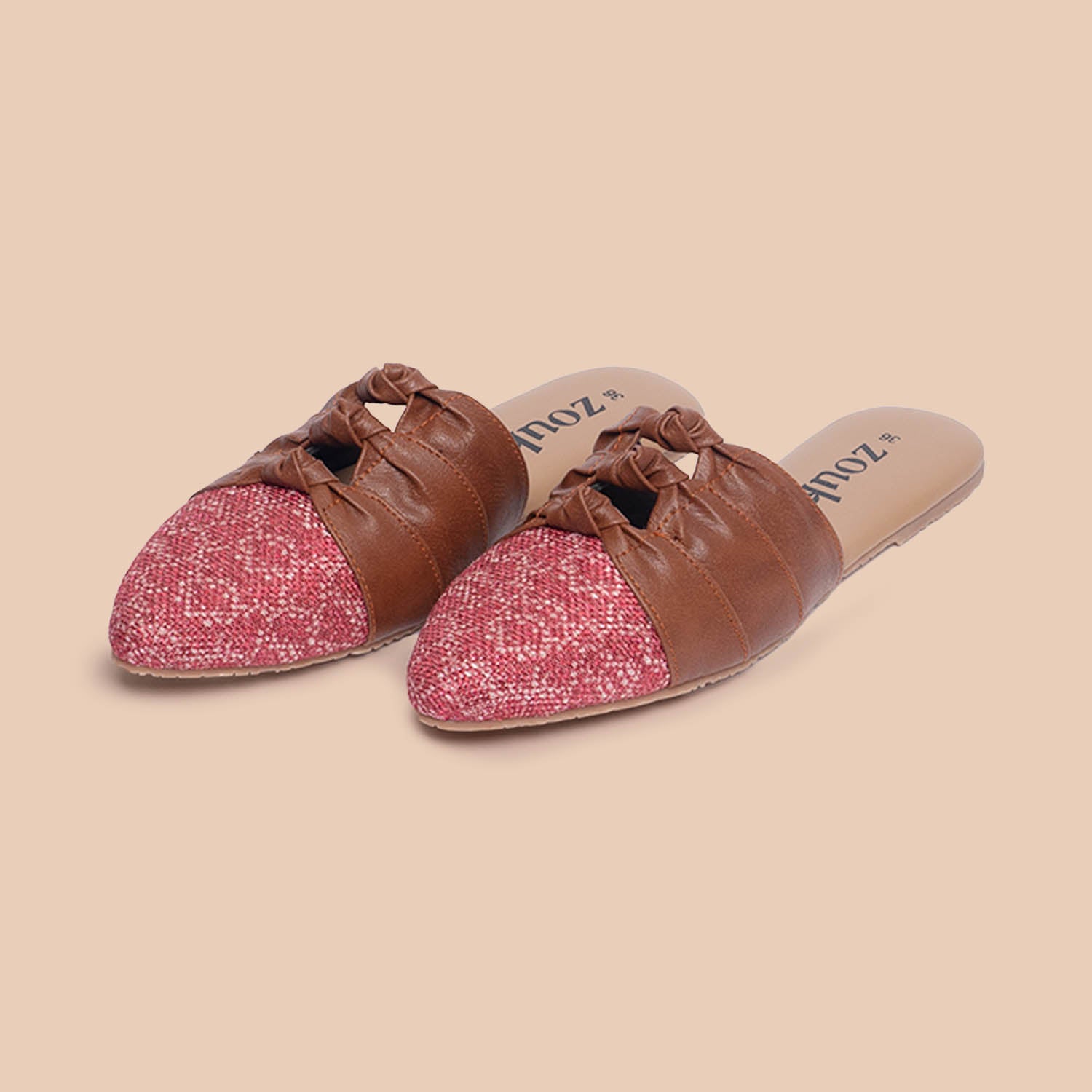 Shimla Freesia Knotted Mules