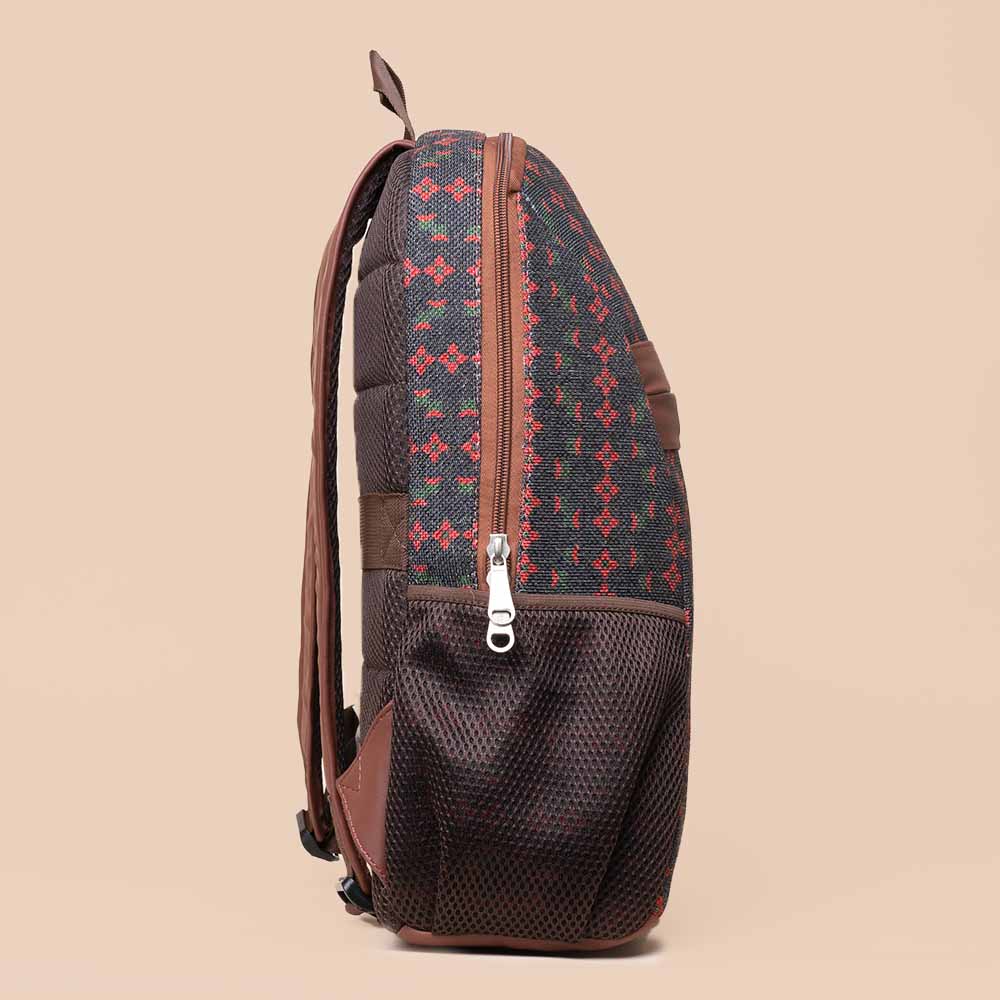 Shobha Niwas Lotus Motif Classic Backpack