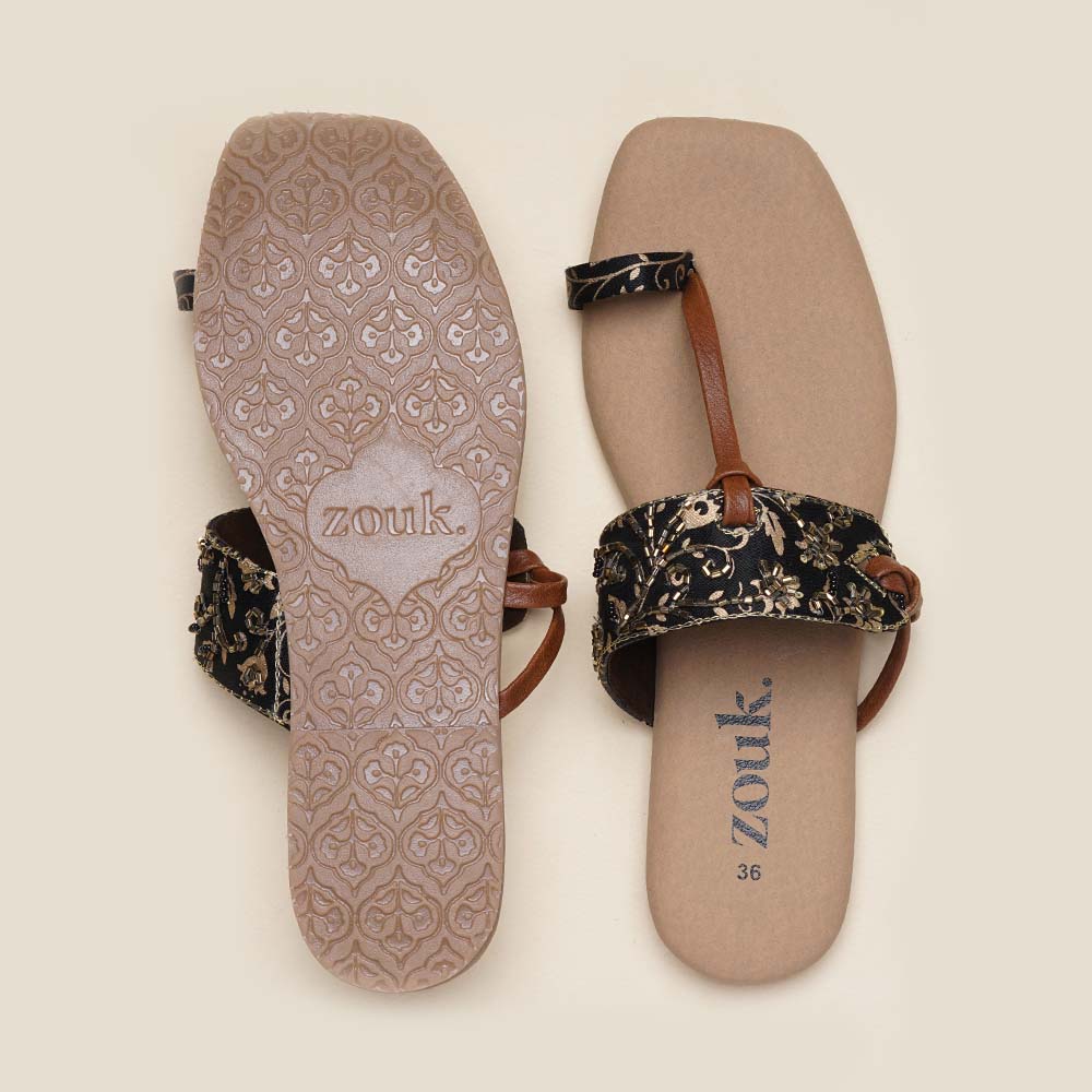 Srinagar Regals Embellished Chappal