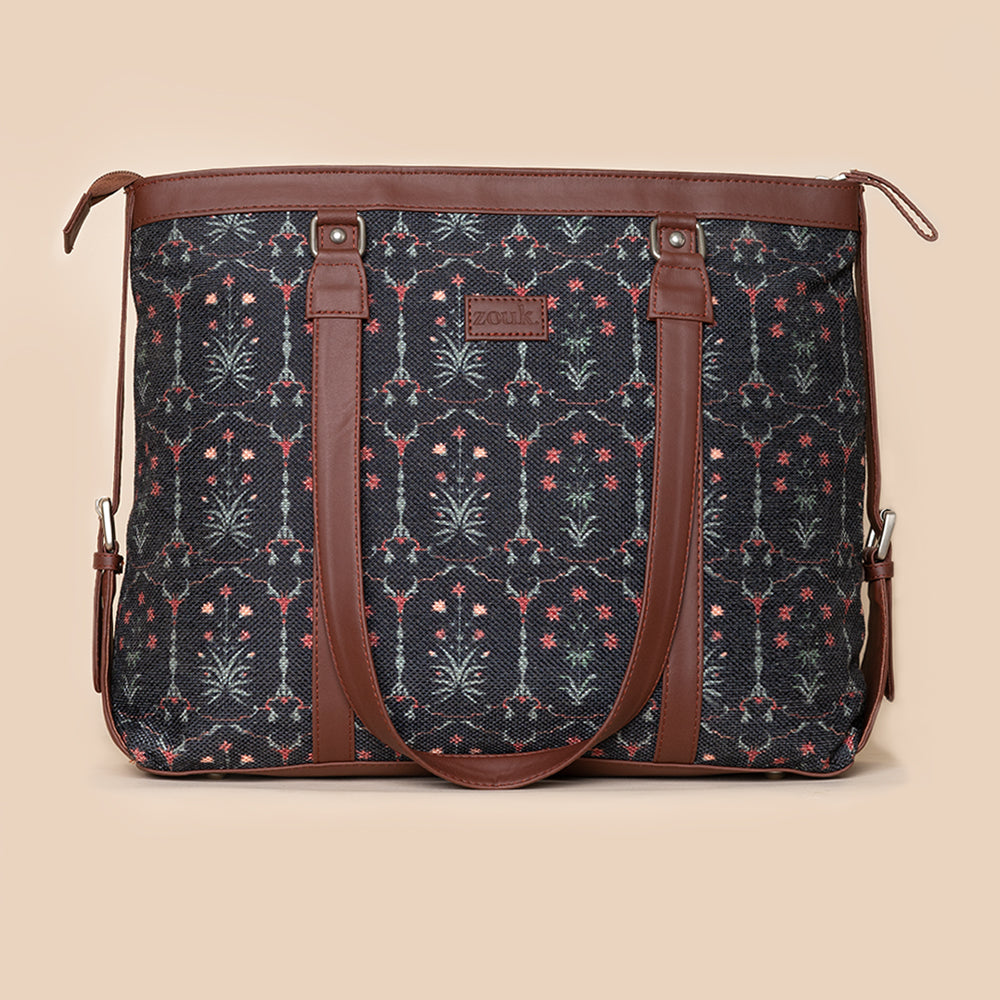 Taj Guldasta and Bidri Kaiser - Office Bag & Chain Wallet Combo