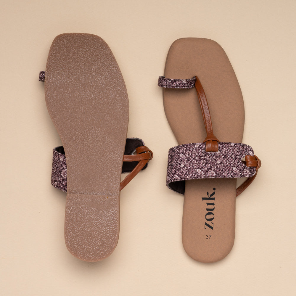 Kashmir Jhallar Women's Chappals