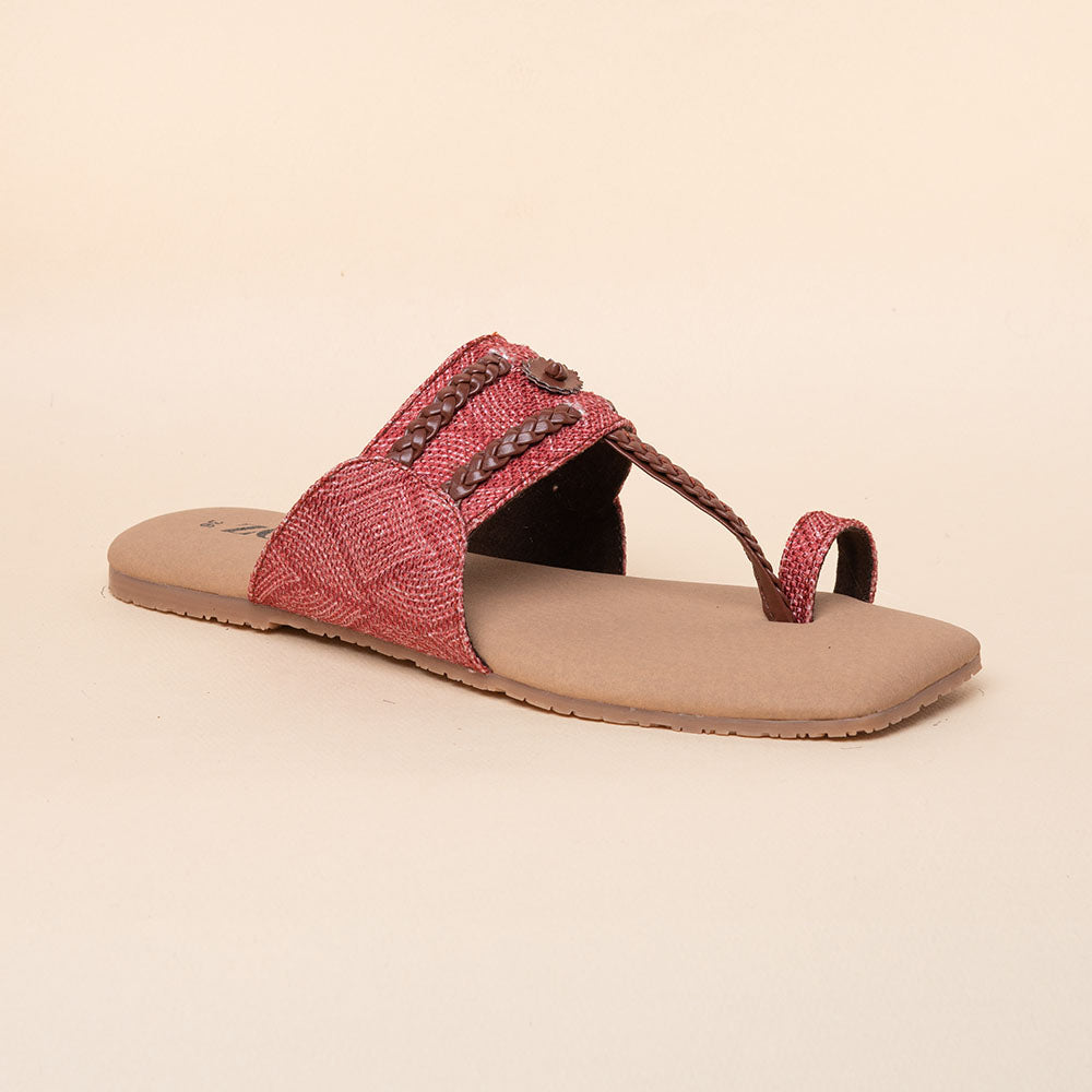 Wadiyar Qila Braided Kolhapuri Chappal