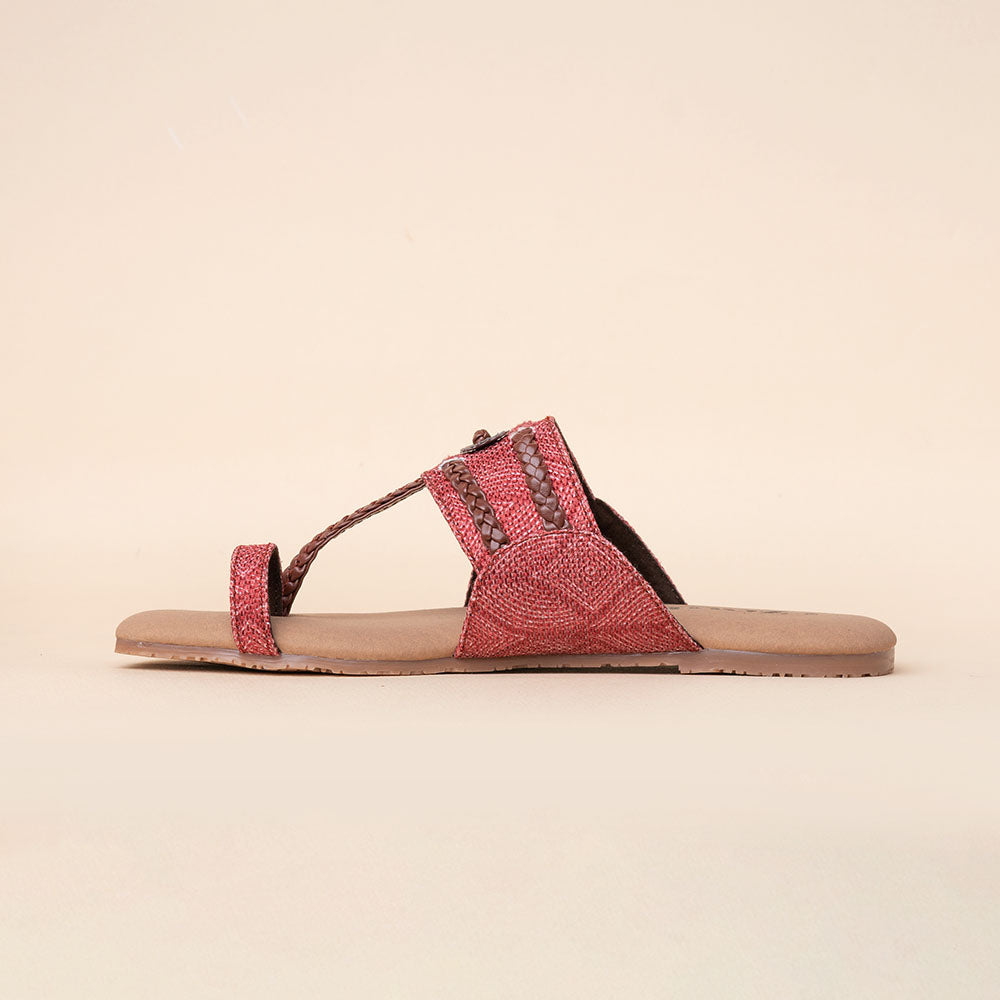 Wadiyar Qila Braided Kolhapuri Chappal