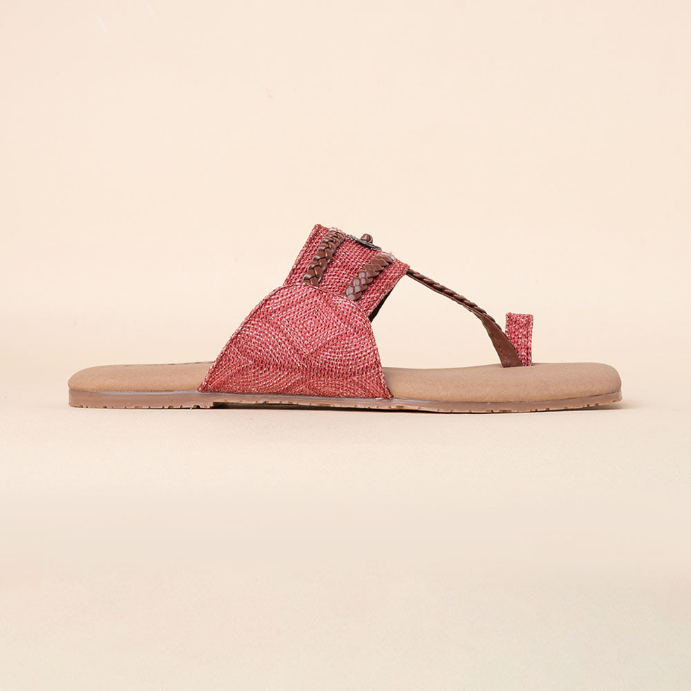 Wadiyar Qila Braided Kolhapuri Chappal
