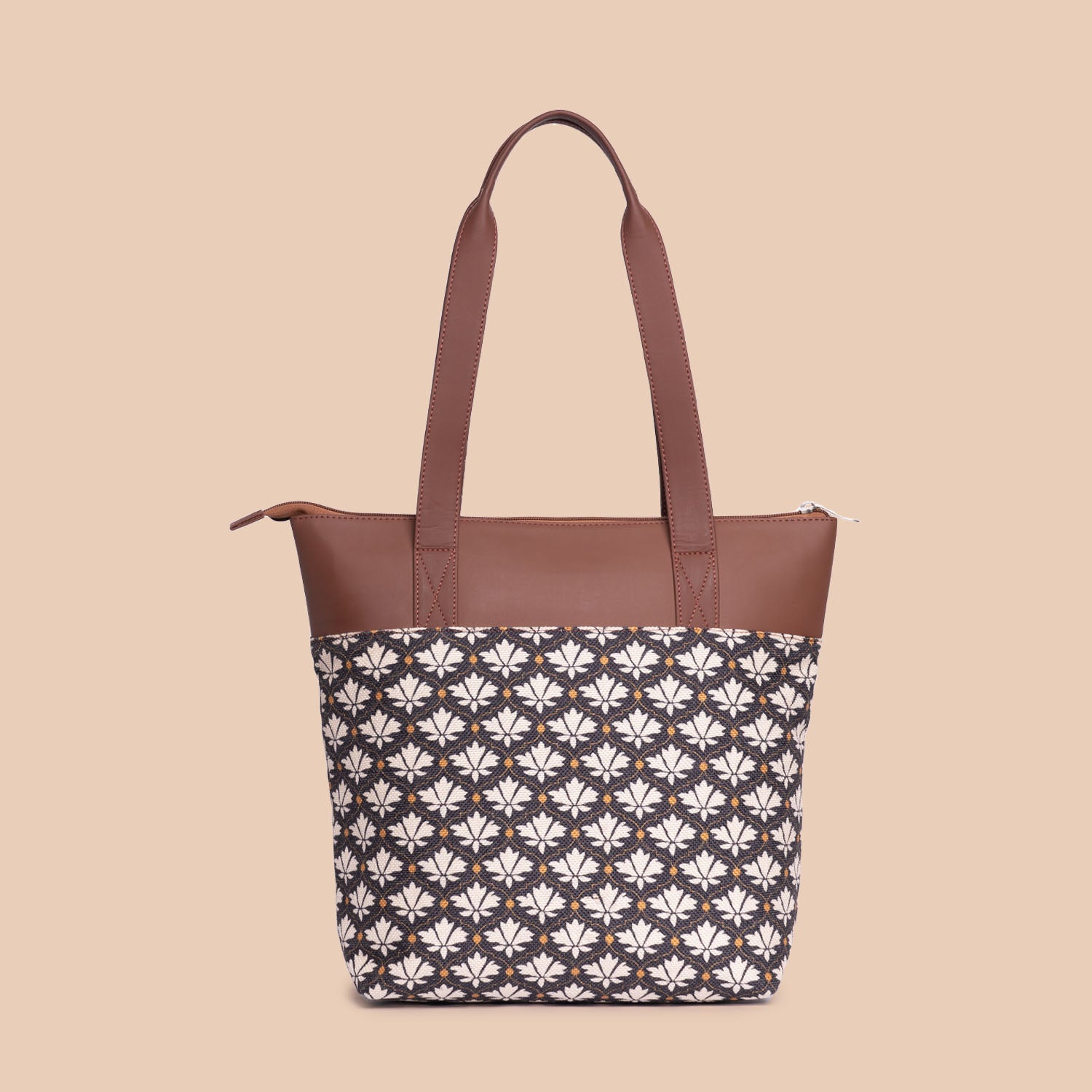 Bidri Kaiser & Lattice Lace - Everyday Tote Bag & Flap Sling Bag Combo
