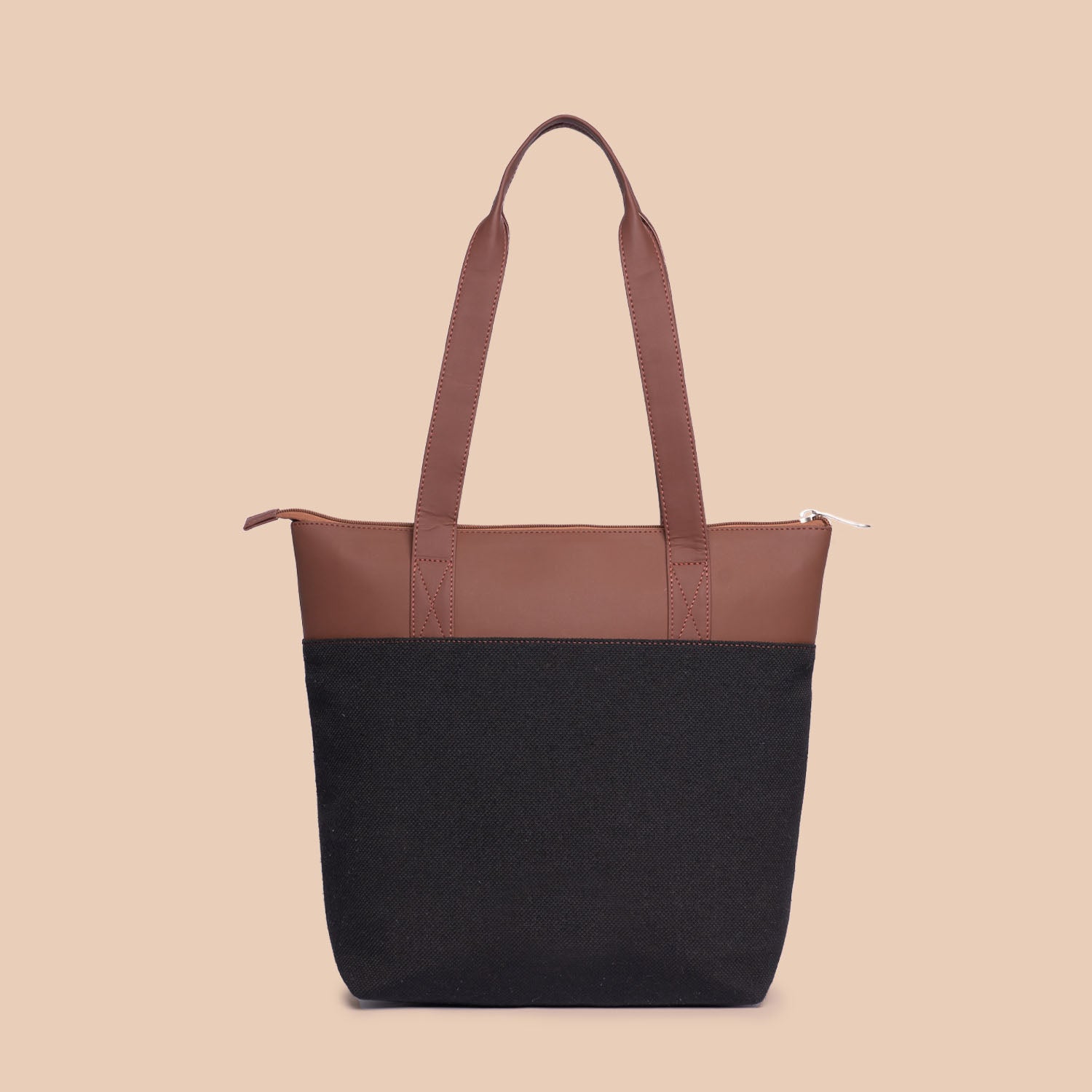 Lattice Lace & Jet Black - Women's Office Bag & Everyday Tote Bag Combo