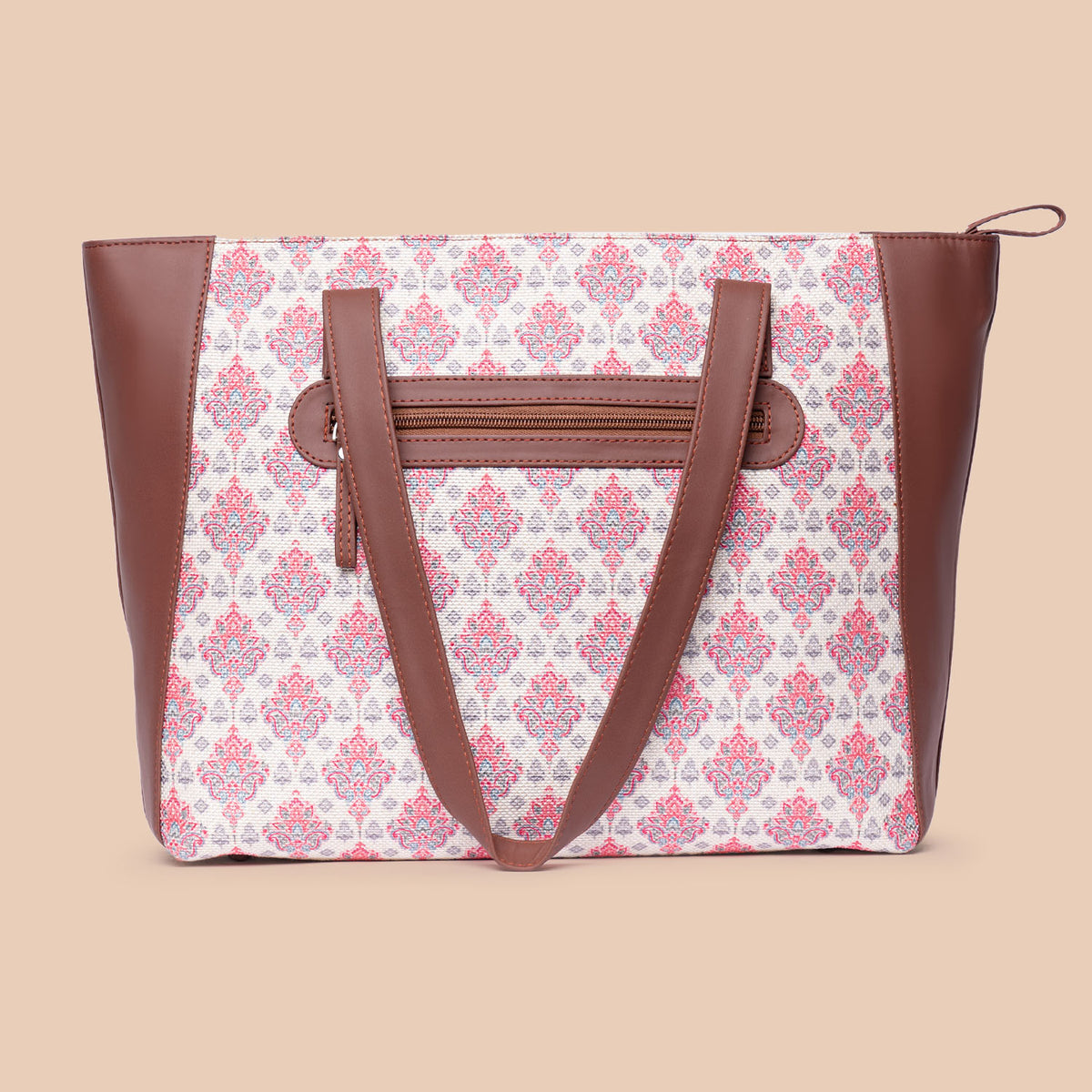 Kashmiri Tulips Side Tote Bag