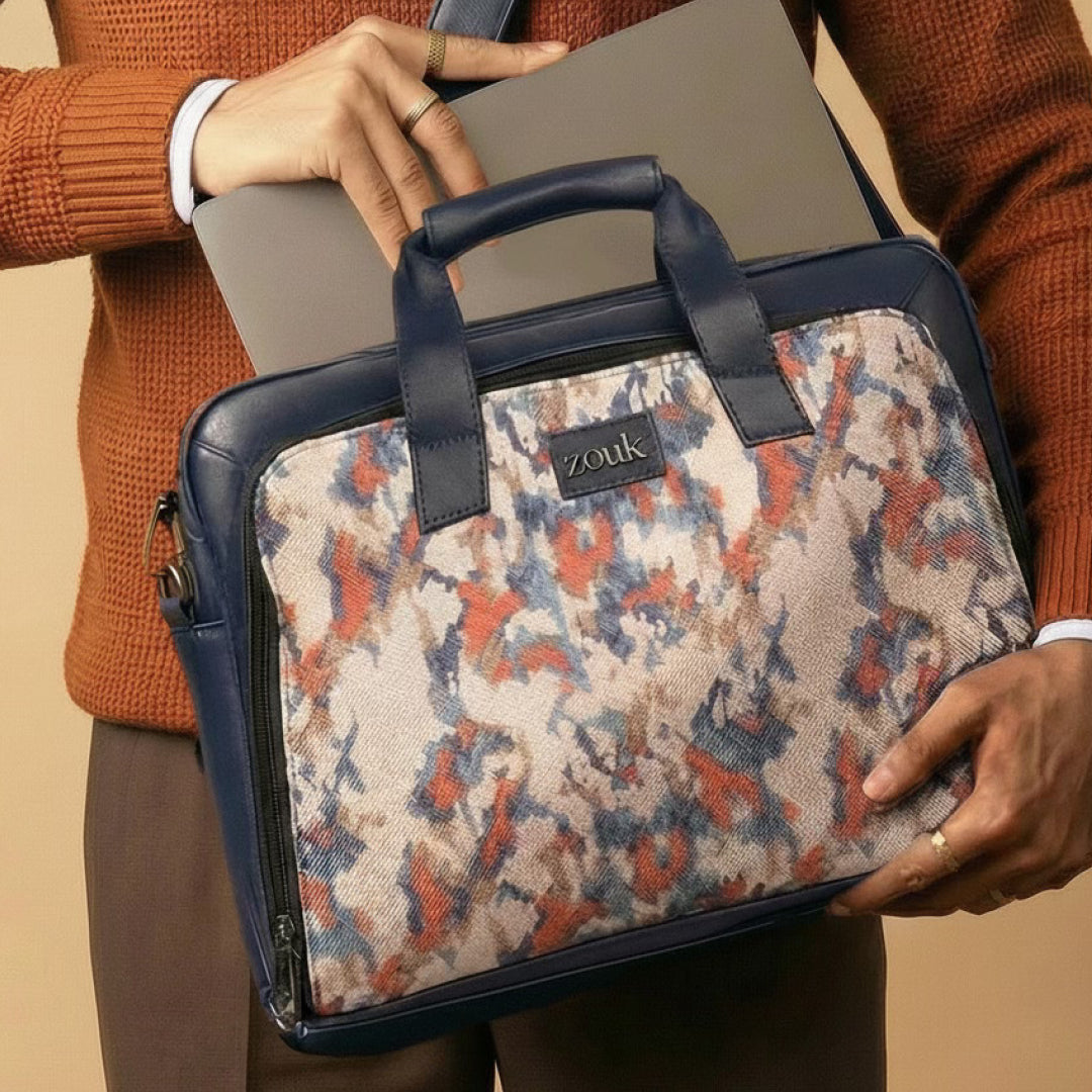 Kasauli Cipher Executive Laptop Bag (Blue)