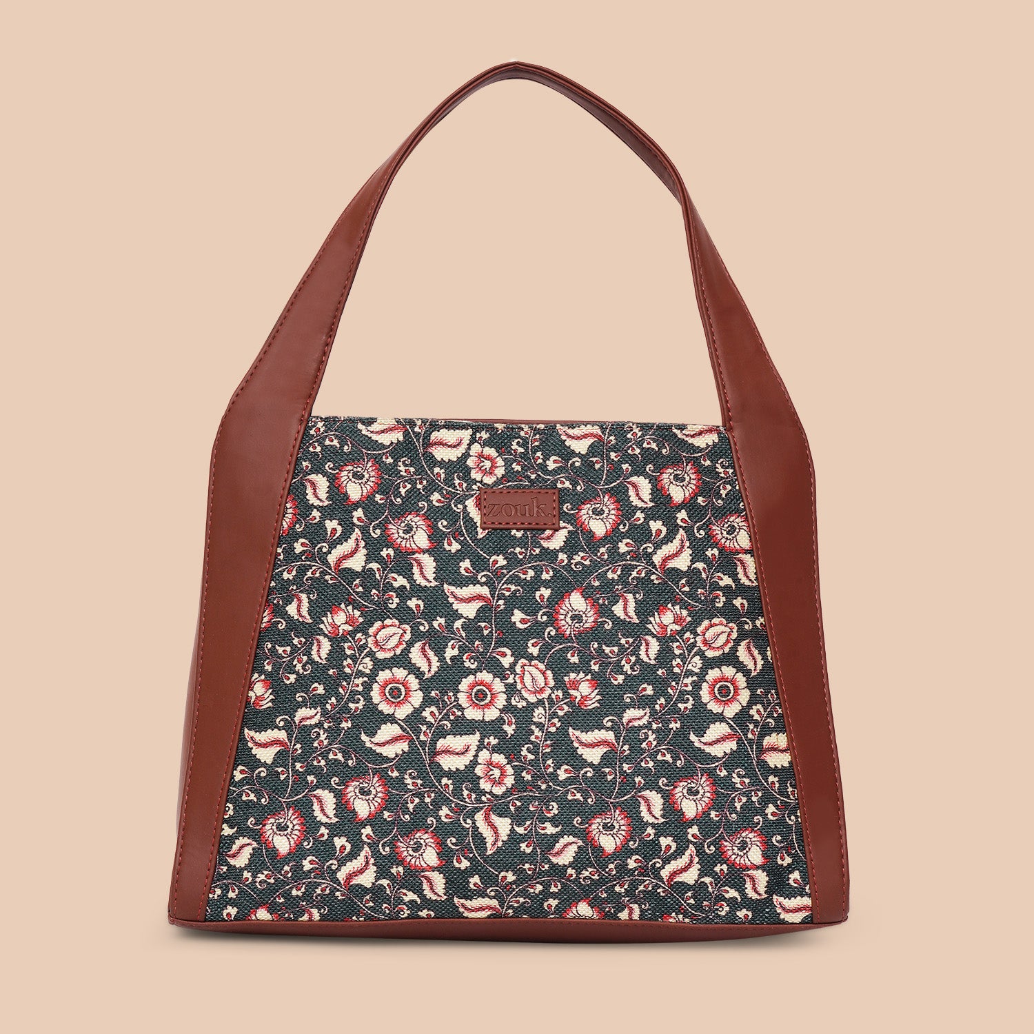 Chittoor Blue Kalamkari Trapezia Tote