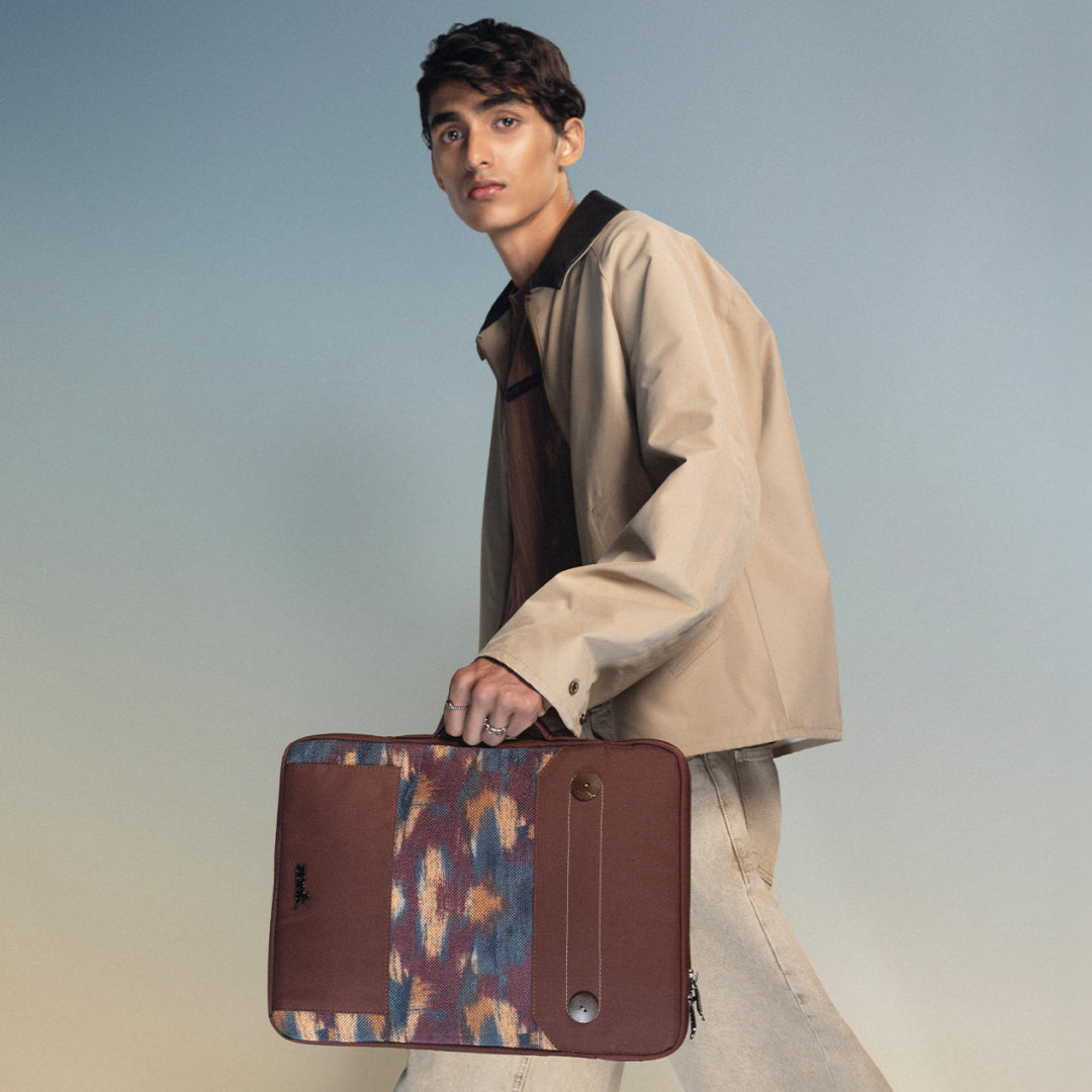 Ajanta Allure Urban Laptop Sleeve - 14inch (Brown)