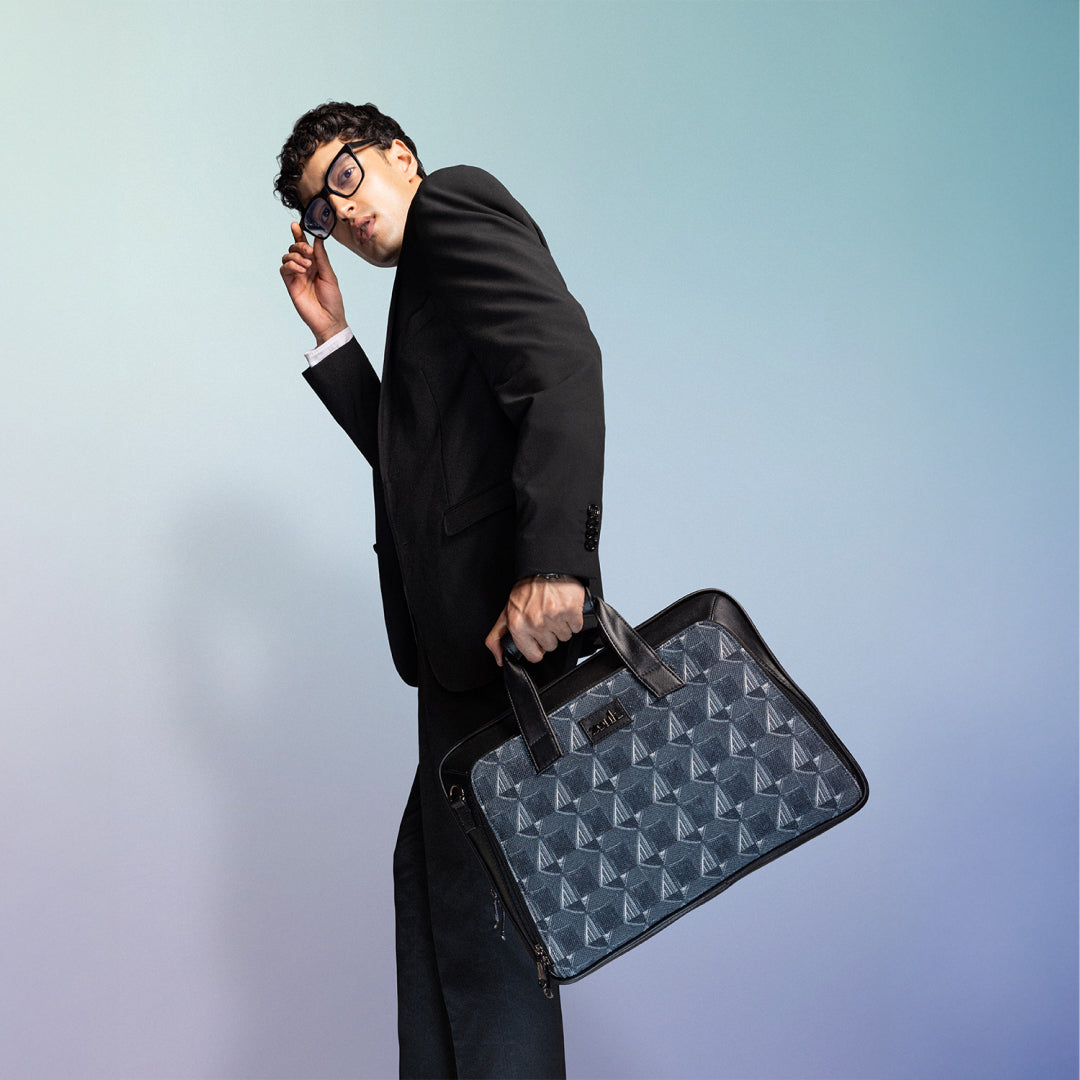 Kochi Carbon Executive Laptop Bag (Black)