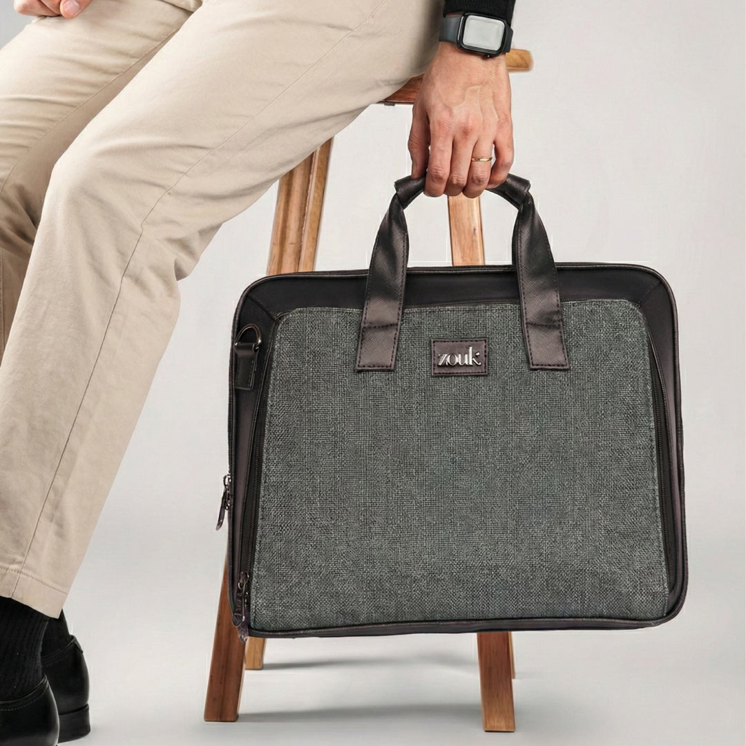 Ajmer Haze Executive Laptop Bag (Black)