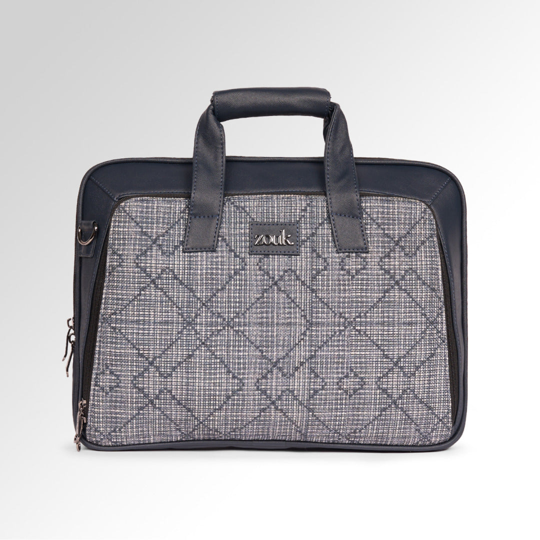 Calcutta Pixels Executive Laptop Bag (Blue)
