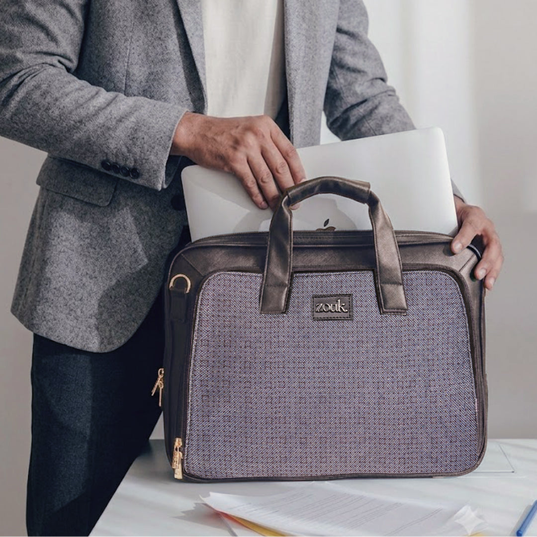 Bokaro Forge Executive Laptop Bag (Black)