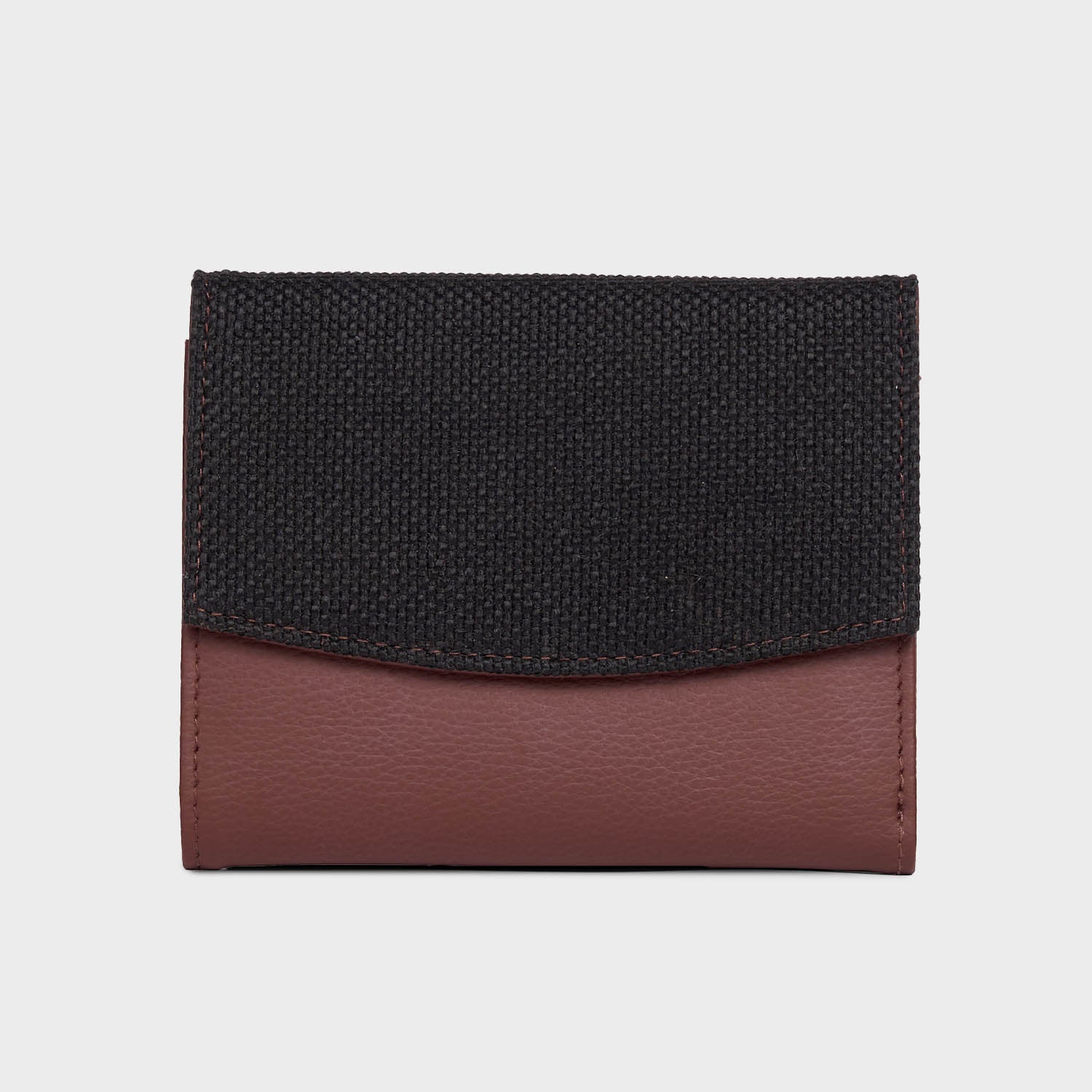 Jet Black Sia Bi-Fold Wallet