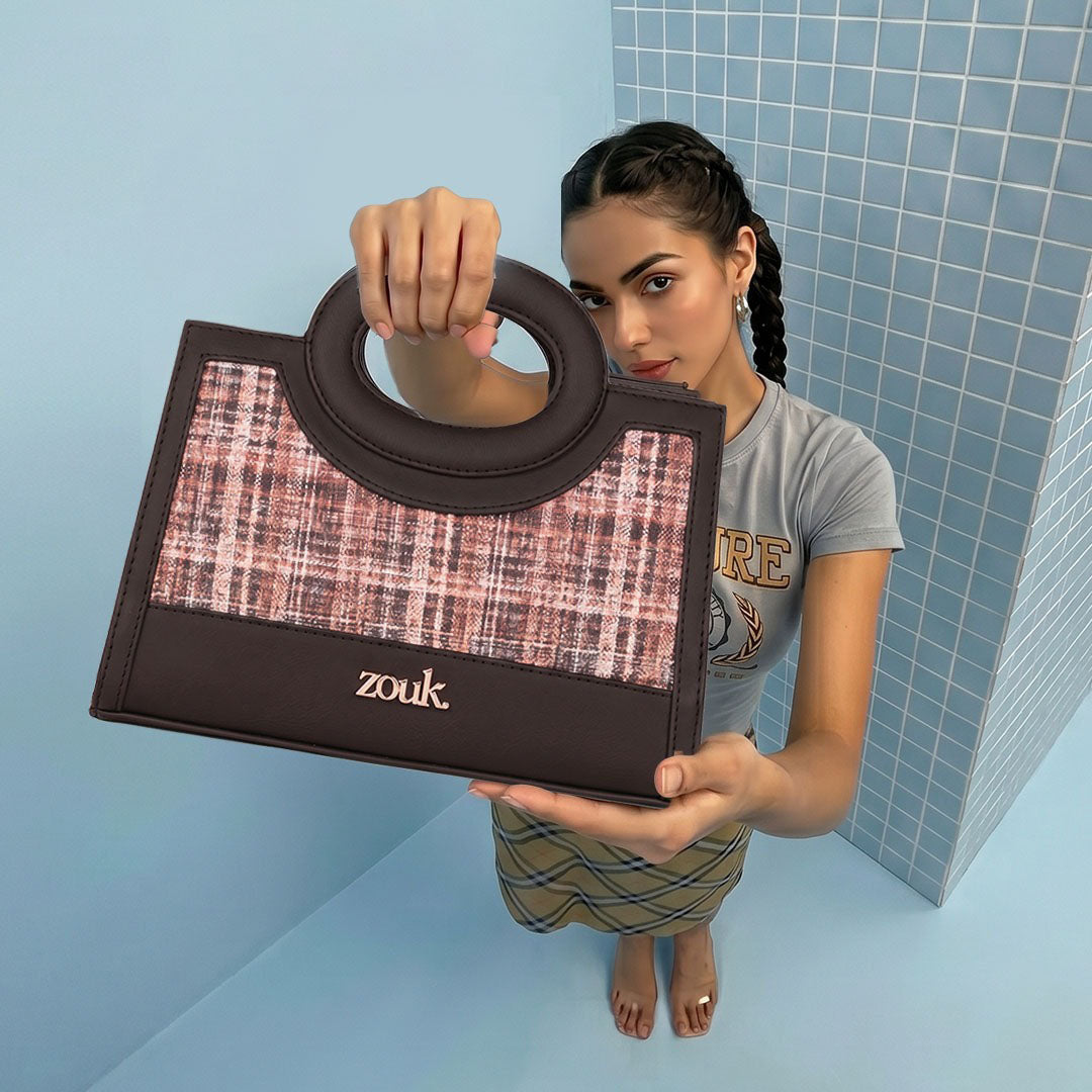 Zoe Sling Bag - Cashmere Noir (Copper)