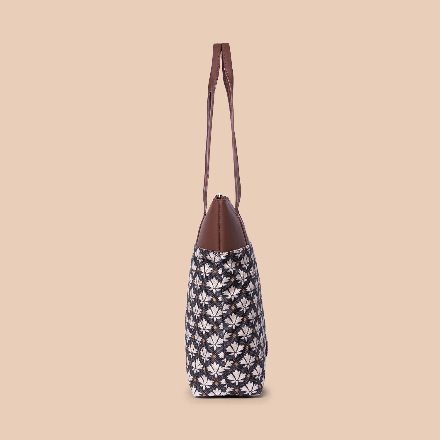 Bidri Kaiser & Kovil Blue - Everyday Tote Bag & Classic Zipper Wallet Combo