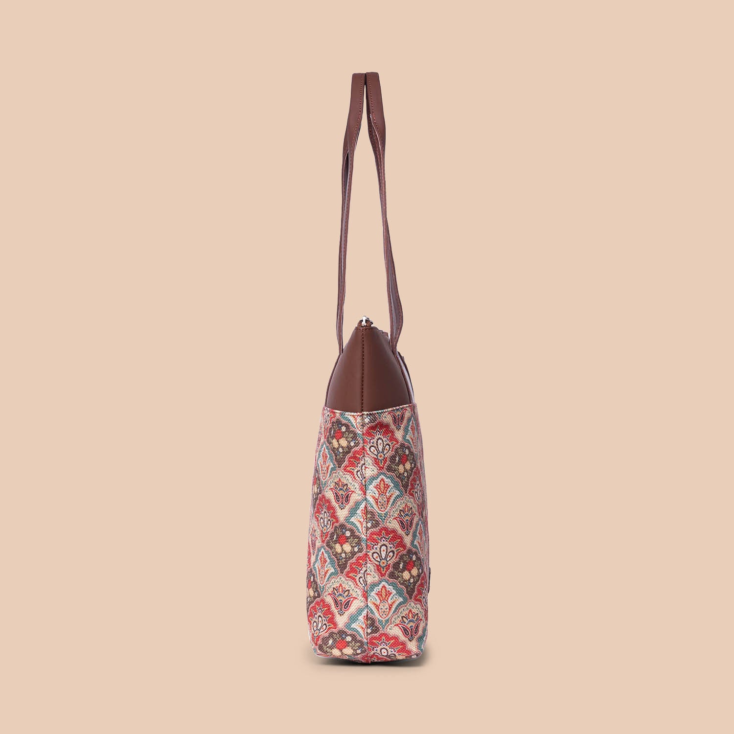 Mughal Garden Print & Mughal Art Multicolor - Women's Office Bag & Everyday Tote Bag Combo