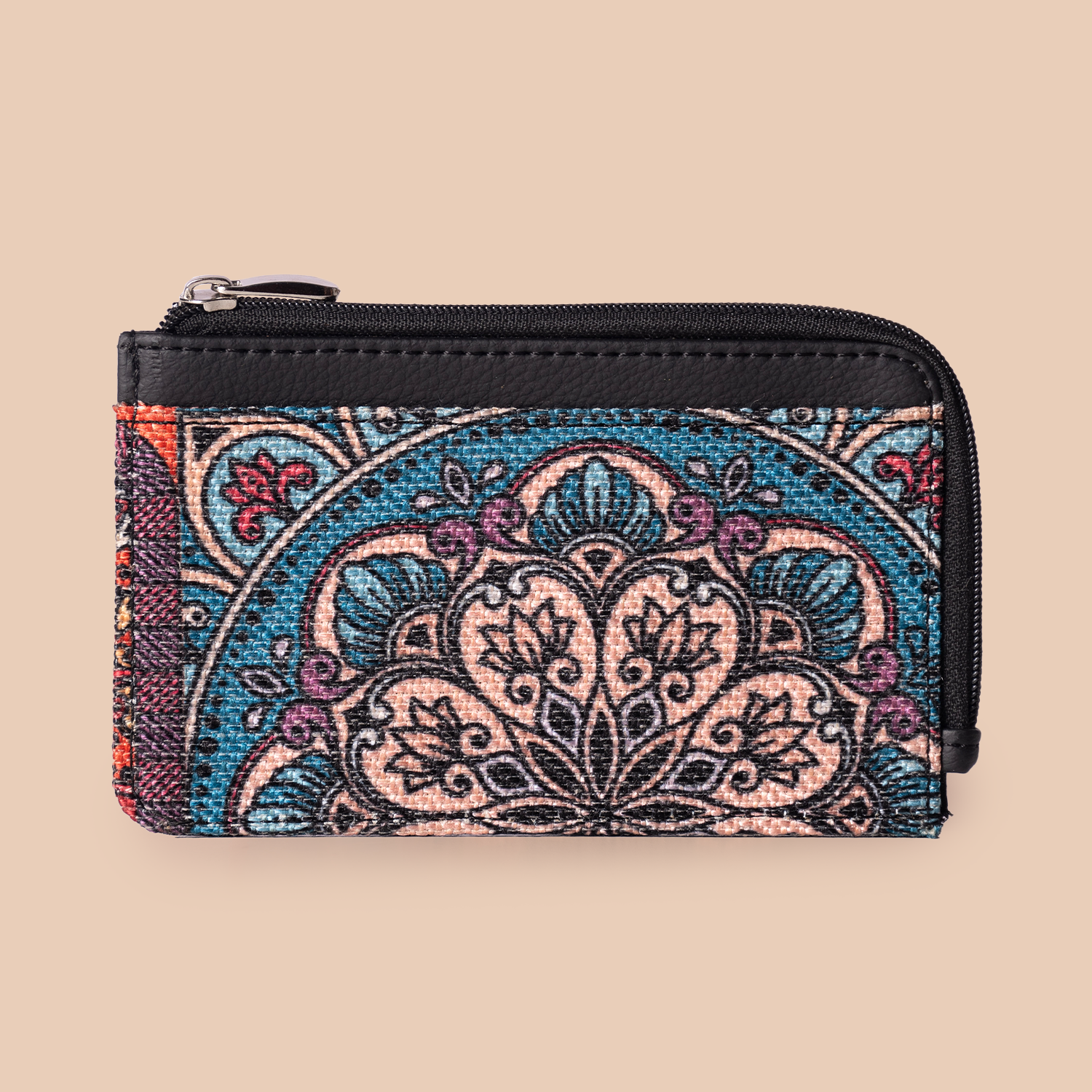 Multicolor Mandala Print Eda Card Case