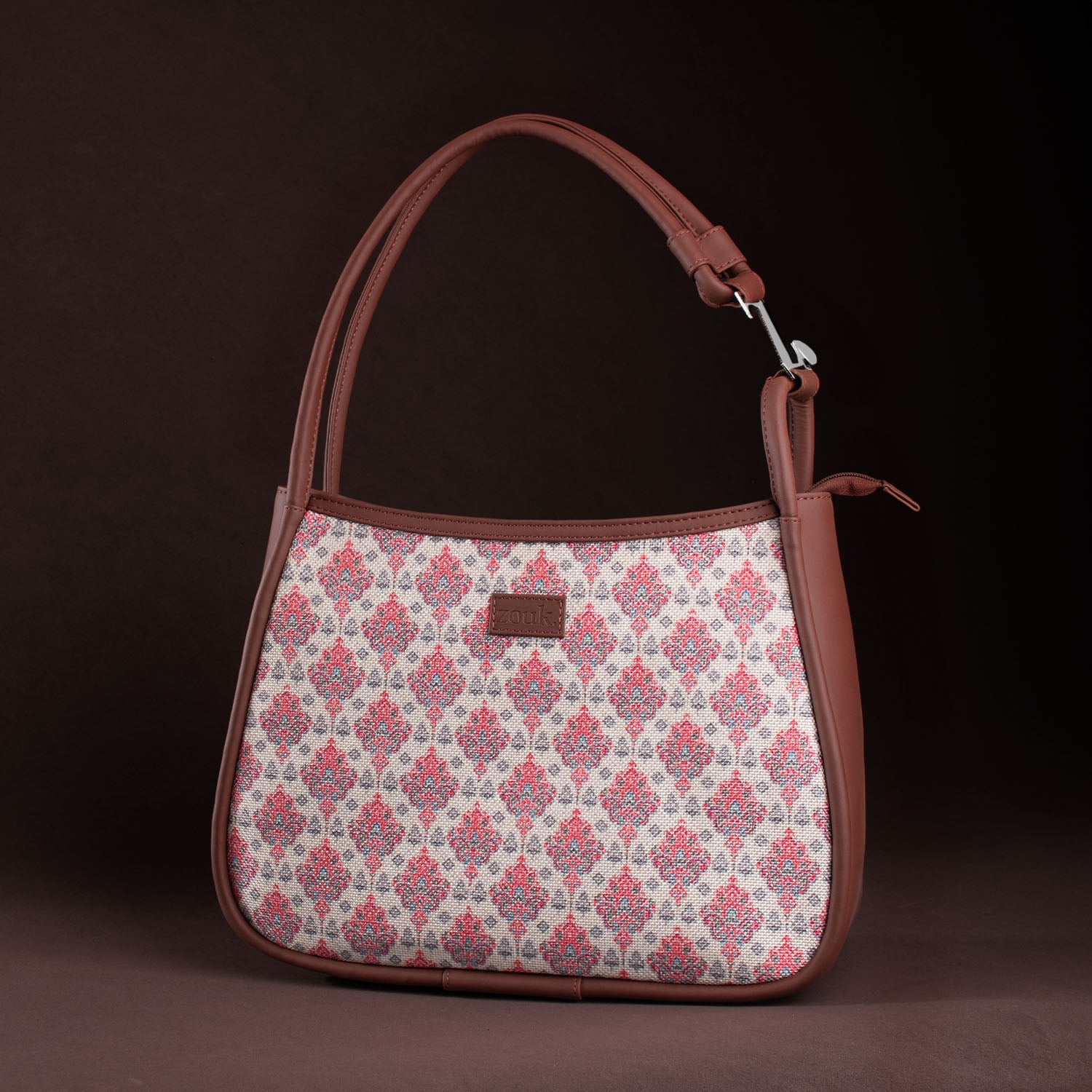 Kashmiri Tulips Sleek Shoulder Bag