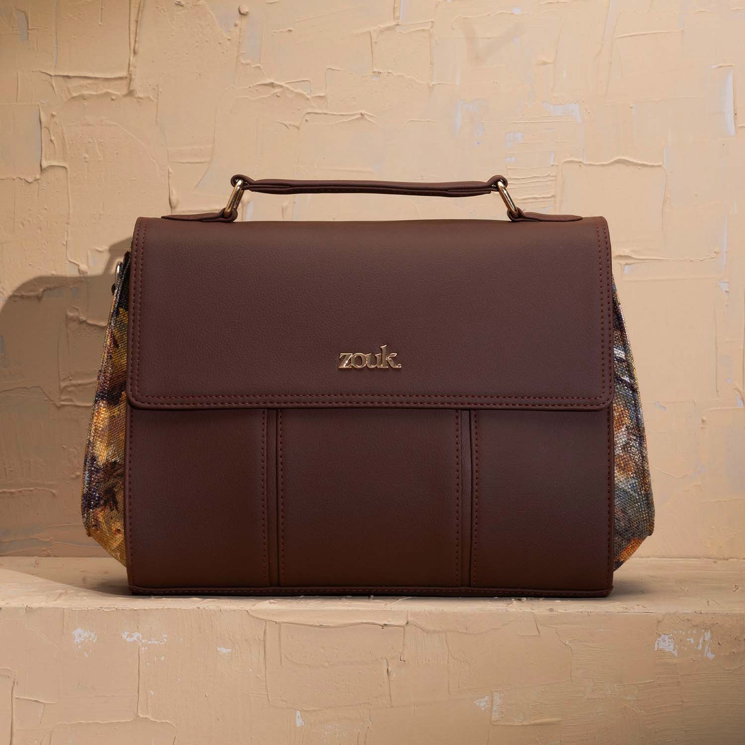 Rhea Kapoor Satchel Bag - Bombay Tapestry