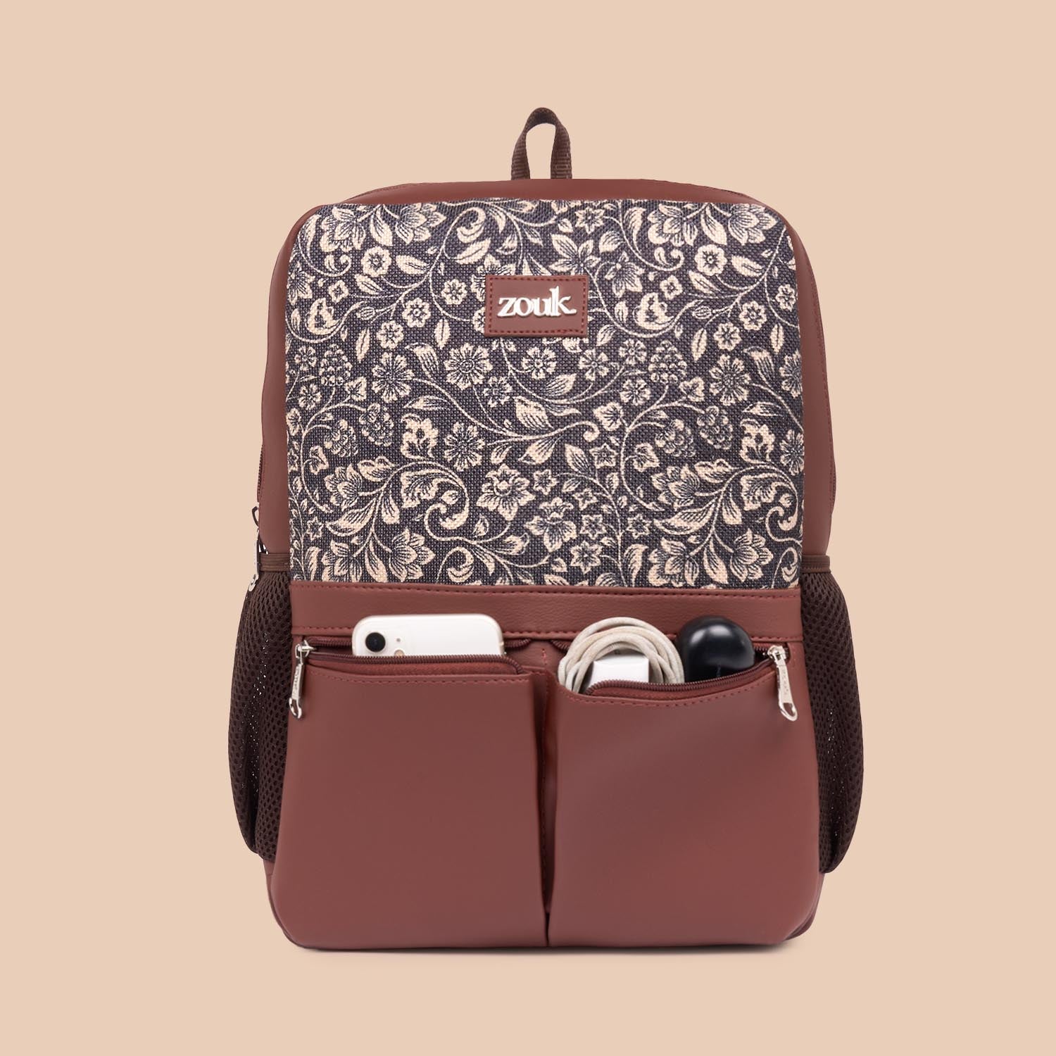 FloMotif Office Backpack (Brown)