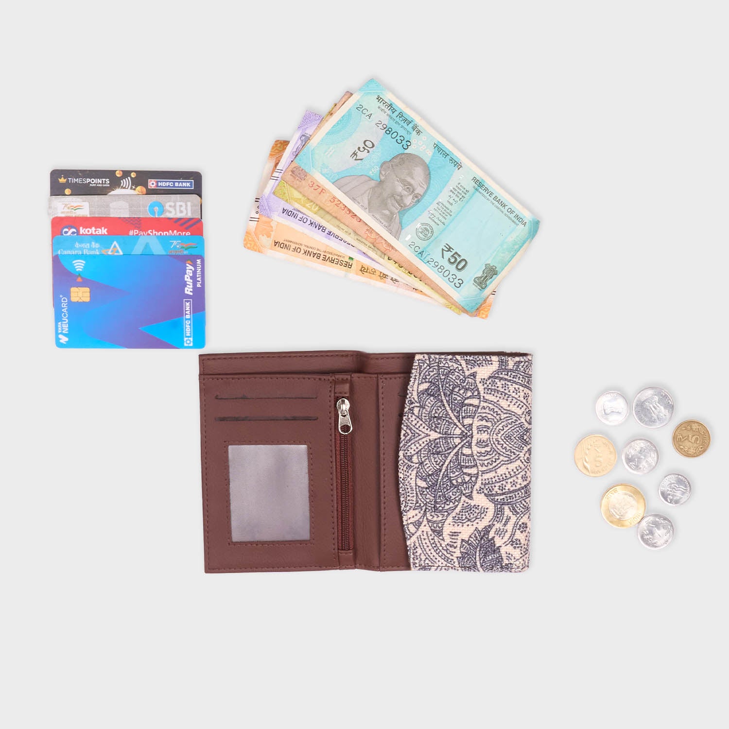 Colaba Shirin Sia Bi-Fold Wallet