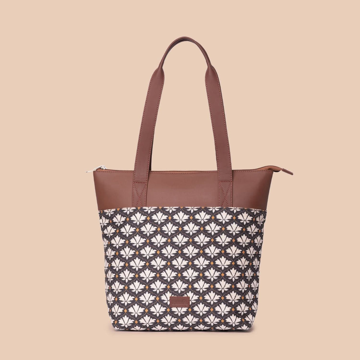 Bidri Kaiser & Lattice Lace - Everyday Tote Bag & Flap Sling Bag Combo