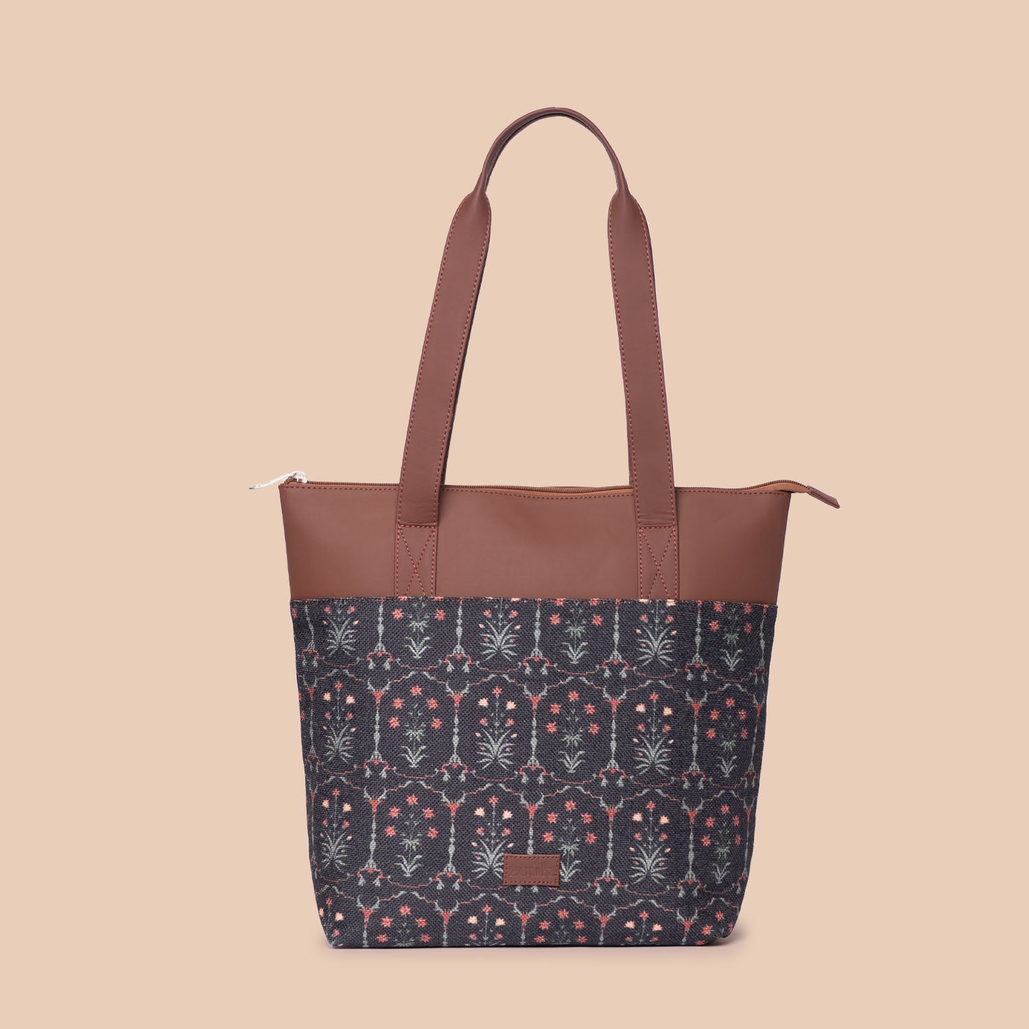 Kashmir Blooms & Taj Guldasta - Women's Work Bag & Everyday Tote Combo