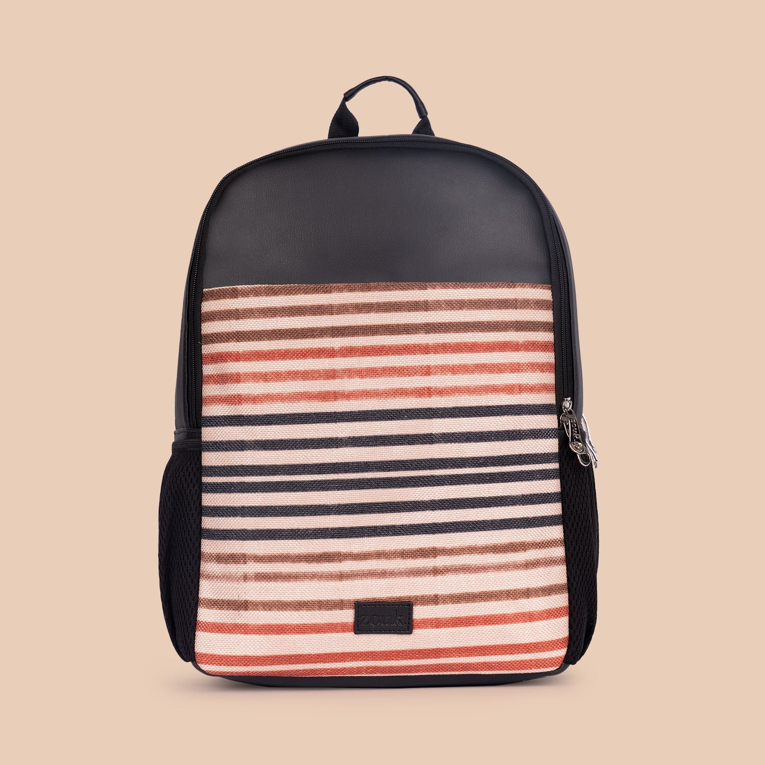 Qutub Stripes Statement Backpack
