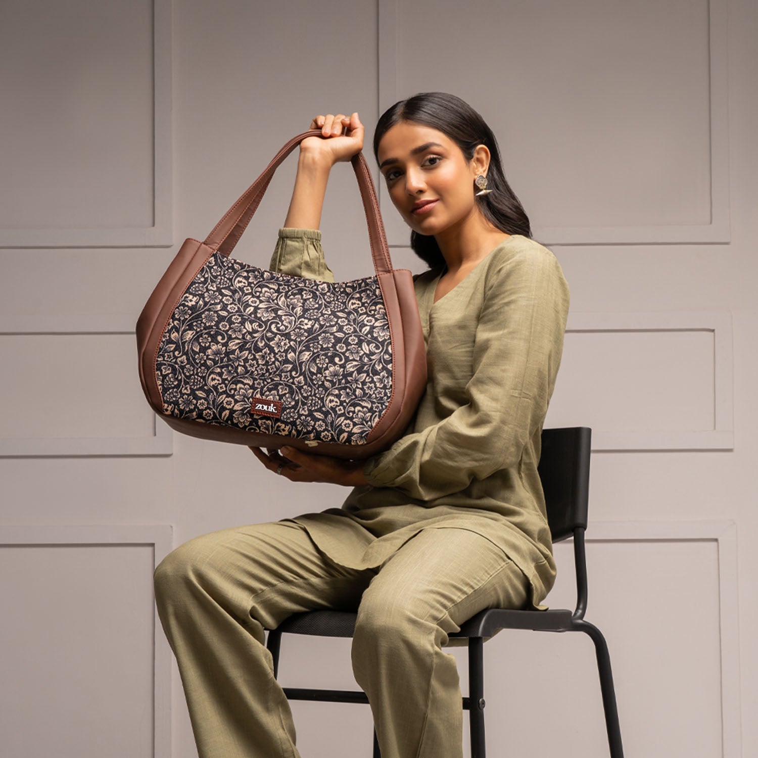 ZIP-FloMotif Luna Handbag