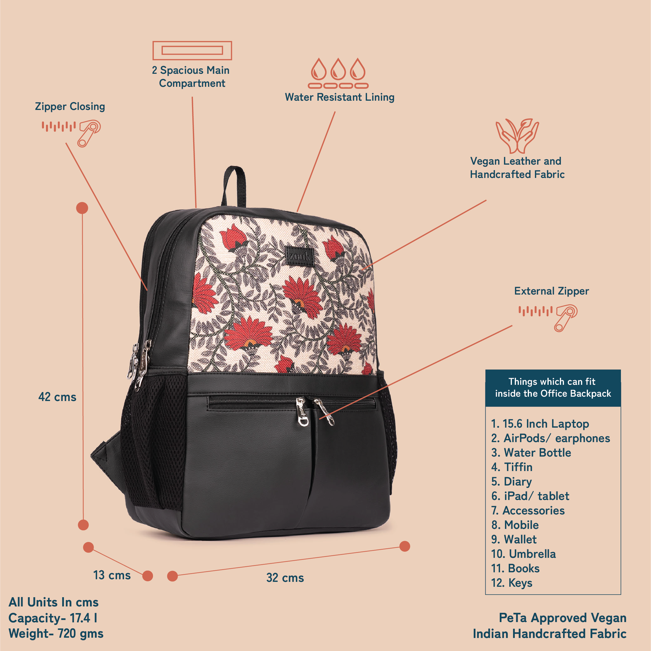 Nawabi Couture Office Backpack