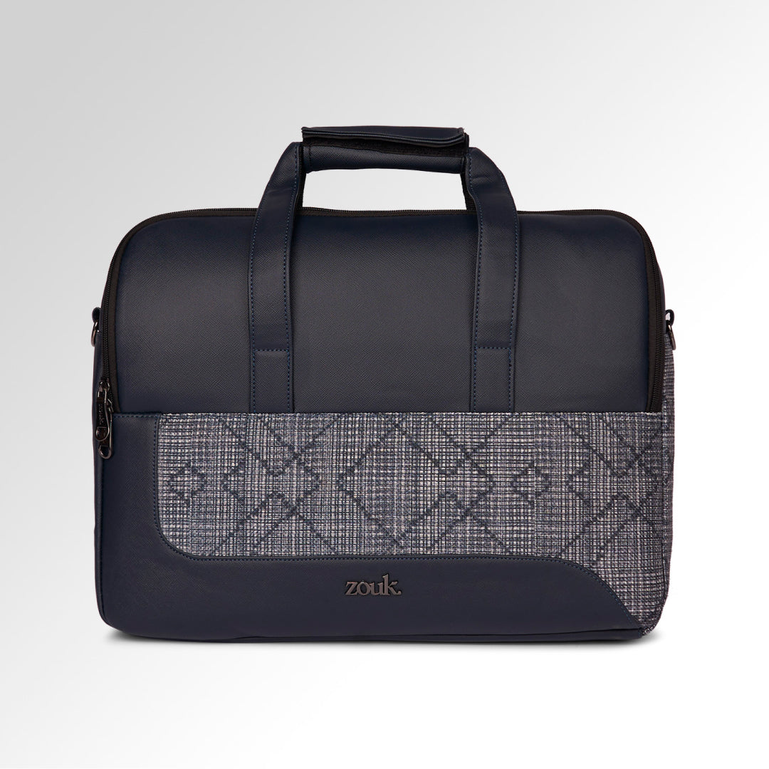 Calcutta Pixels Office Laptop Bag (Blue)