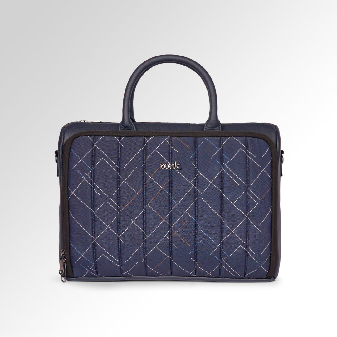 Bombay Tartan Pro Laptop Bag (Blue)