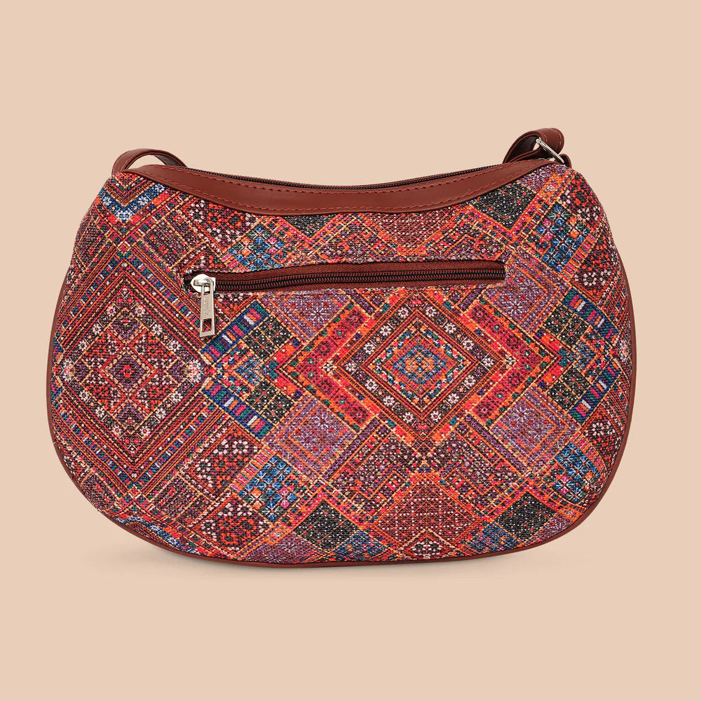 Bhuj Rabari Structured Shoulder Bag and Women's Office Bag Combo