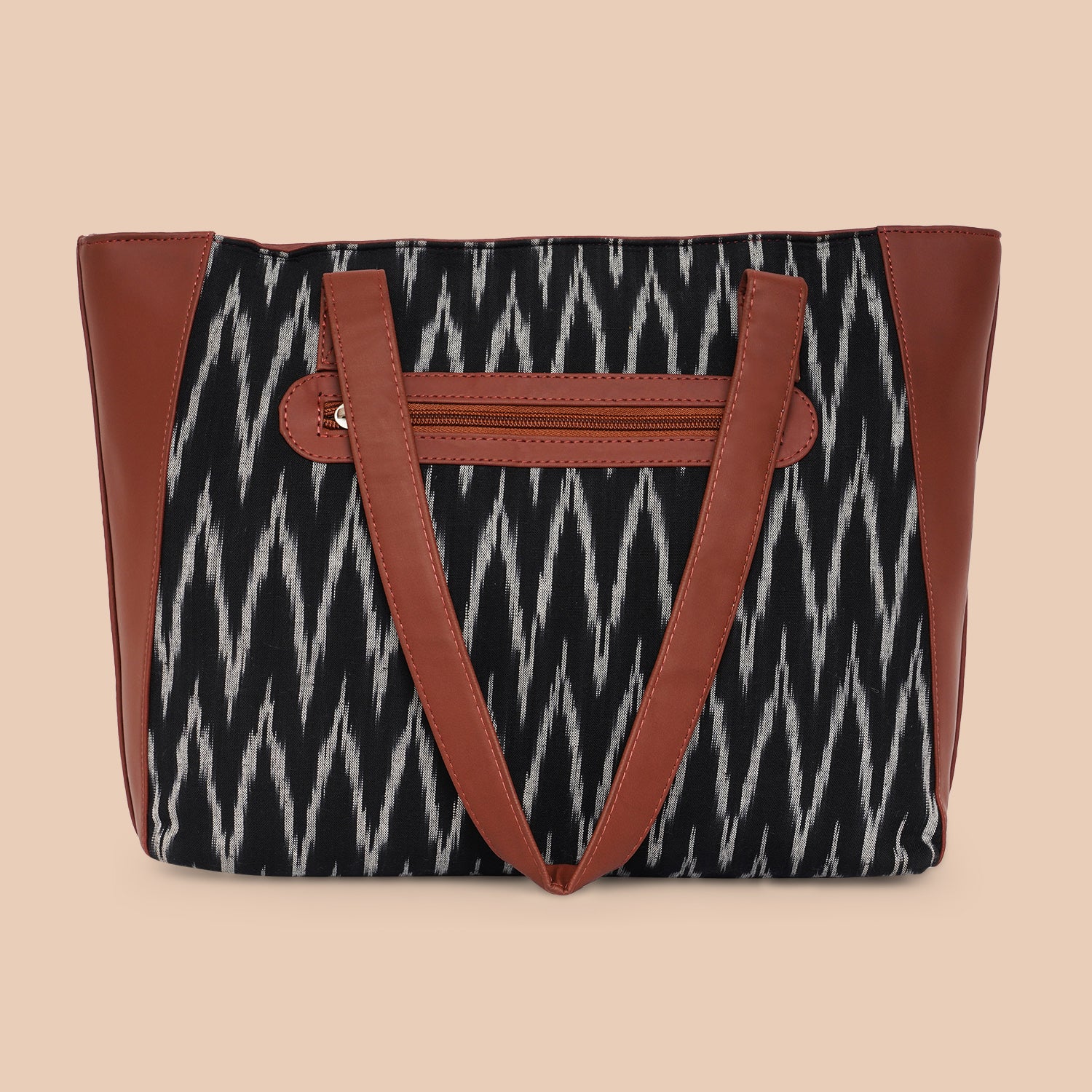 Ikat Wave Side Tote Bag