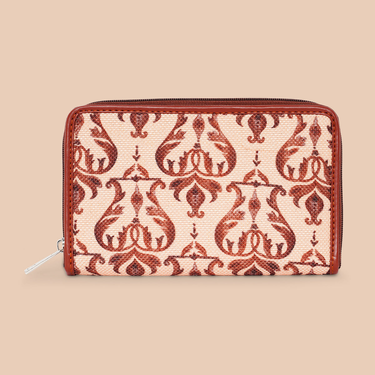Chhavi Niwas Jhoomar Motif Classic Zipper Wallet