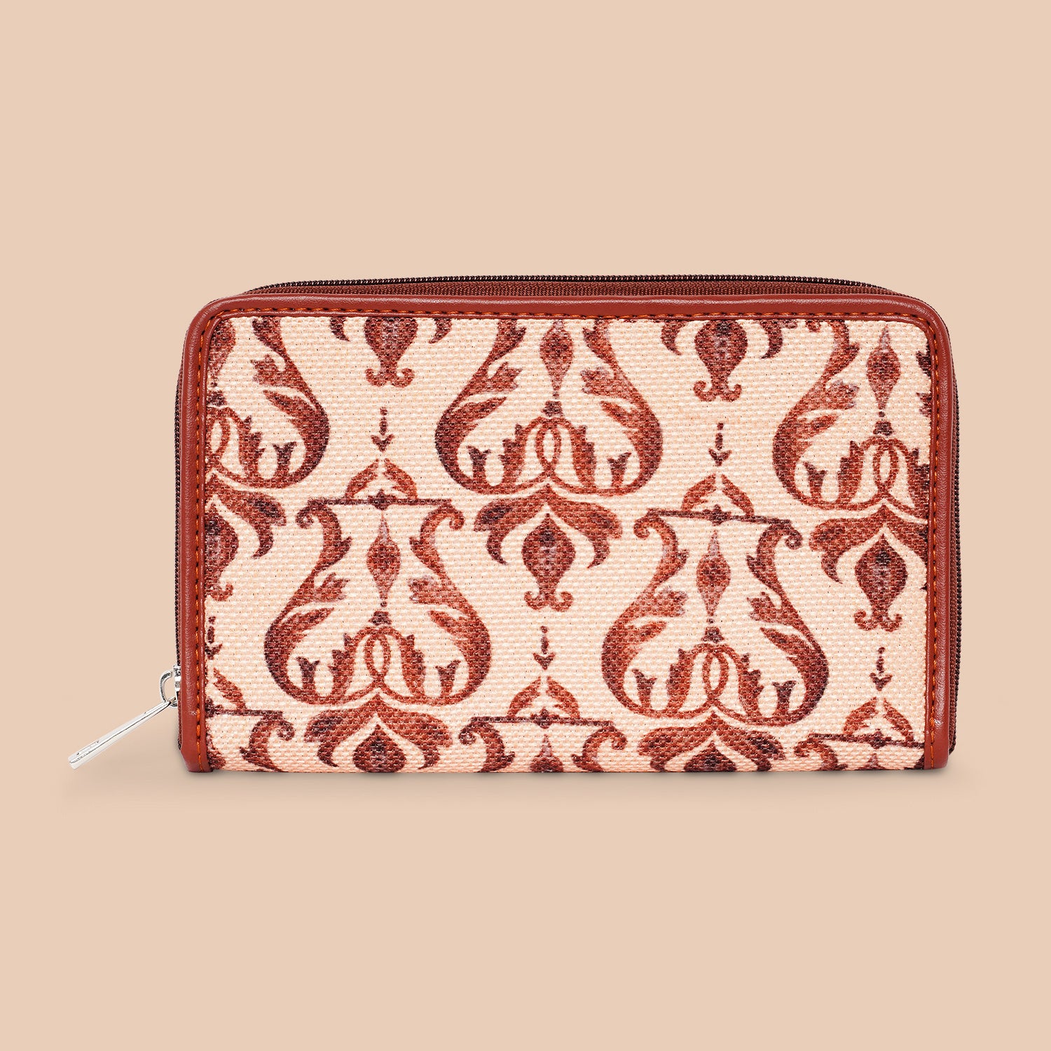 Chandra Mahal Raj Gadi Motif Classic Zipper Wallet