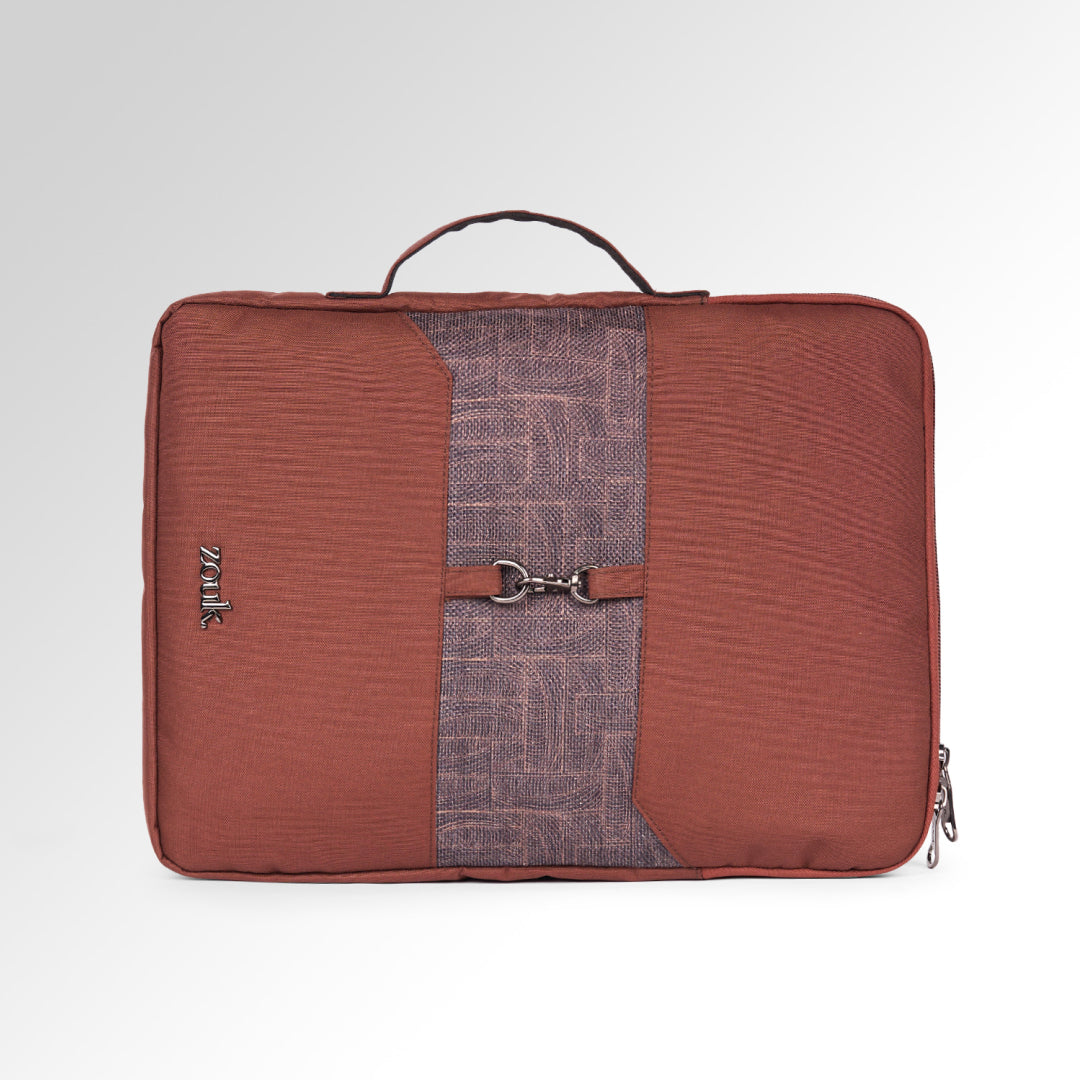 Golkonda Brass Signature Laptop Sleeve - 15.6inch (Brown)