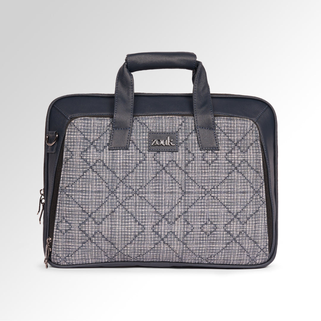 Calcutta Pixels Executive Laptop Bag (Blue)