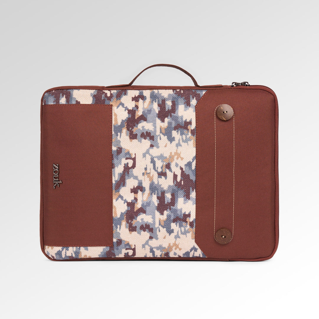 Kasauli Cipher Urban Laptop Sleeve - 15.6inch (Brown)