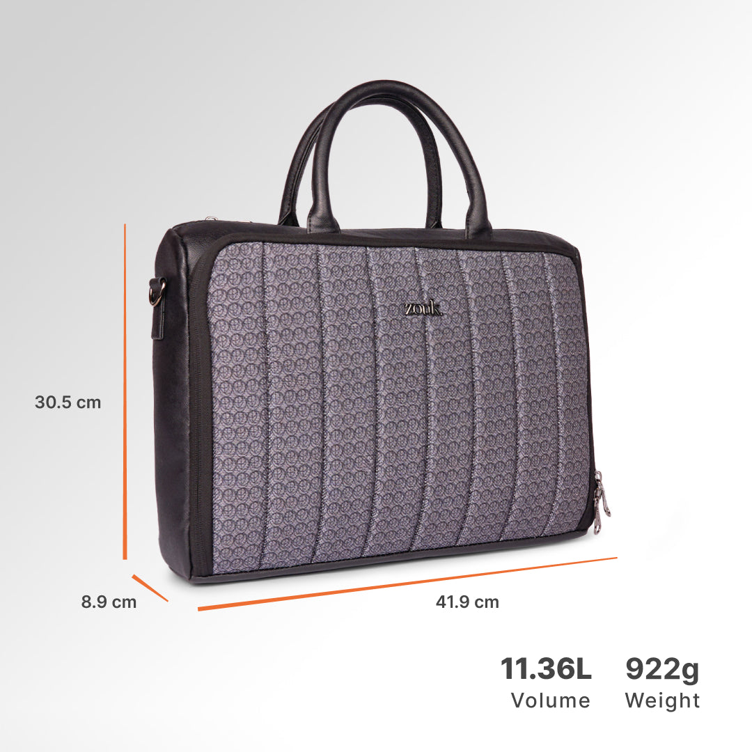 Zanskar Zenith Pro Laptop Bag (Black)