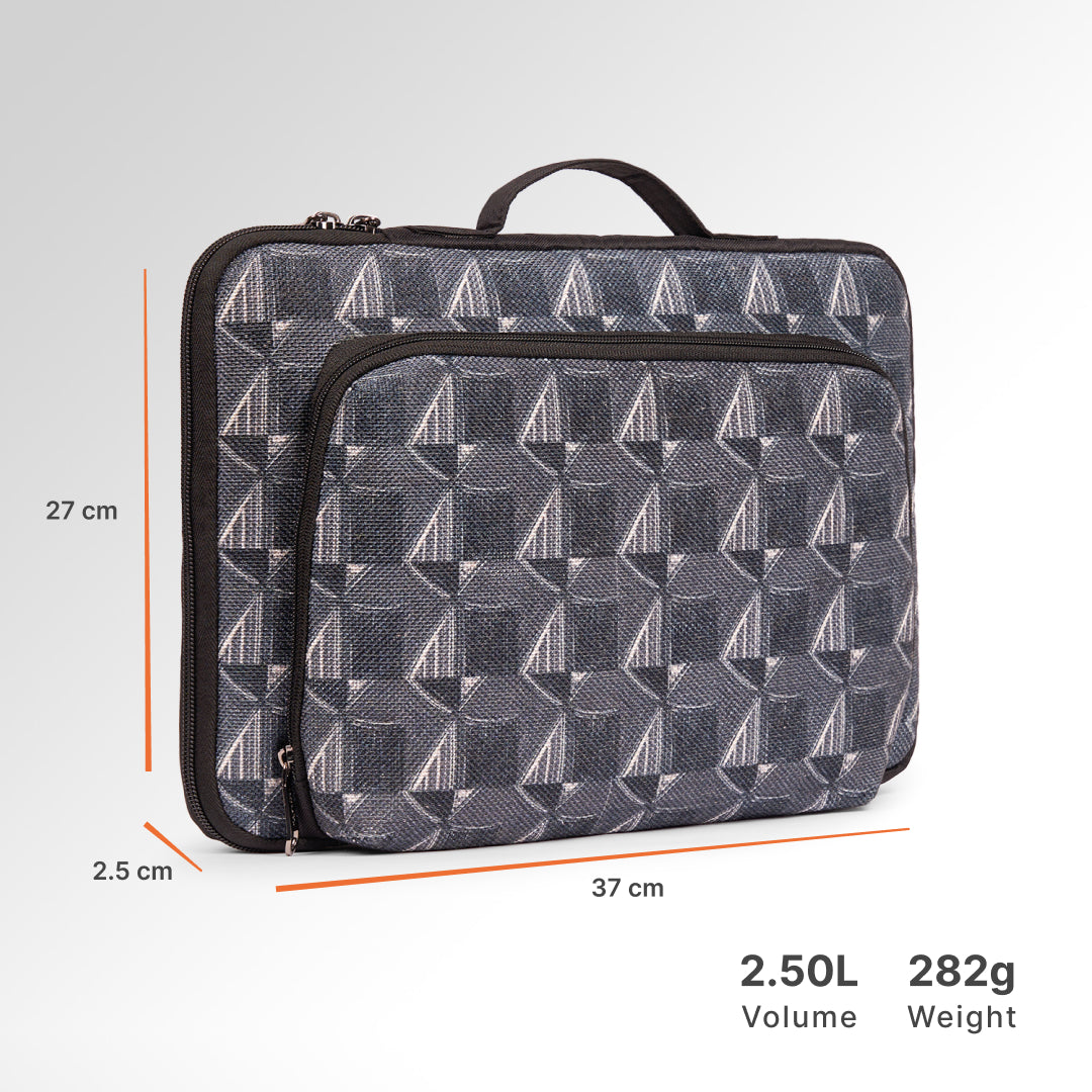 Kochi Carbon Urban Laptop Sleeve - 15.6inch (Black)