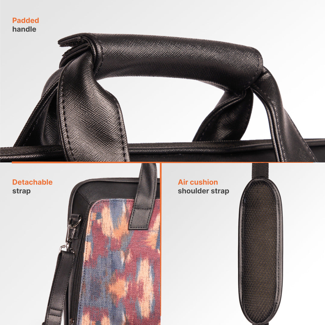 Ajanta Allure Executive Laptop Bag (Black)