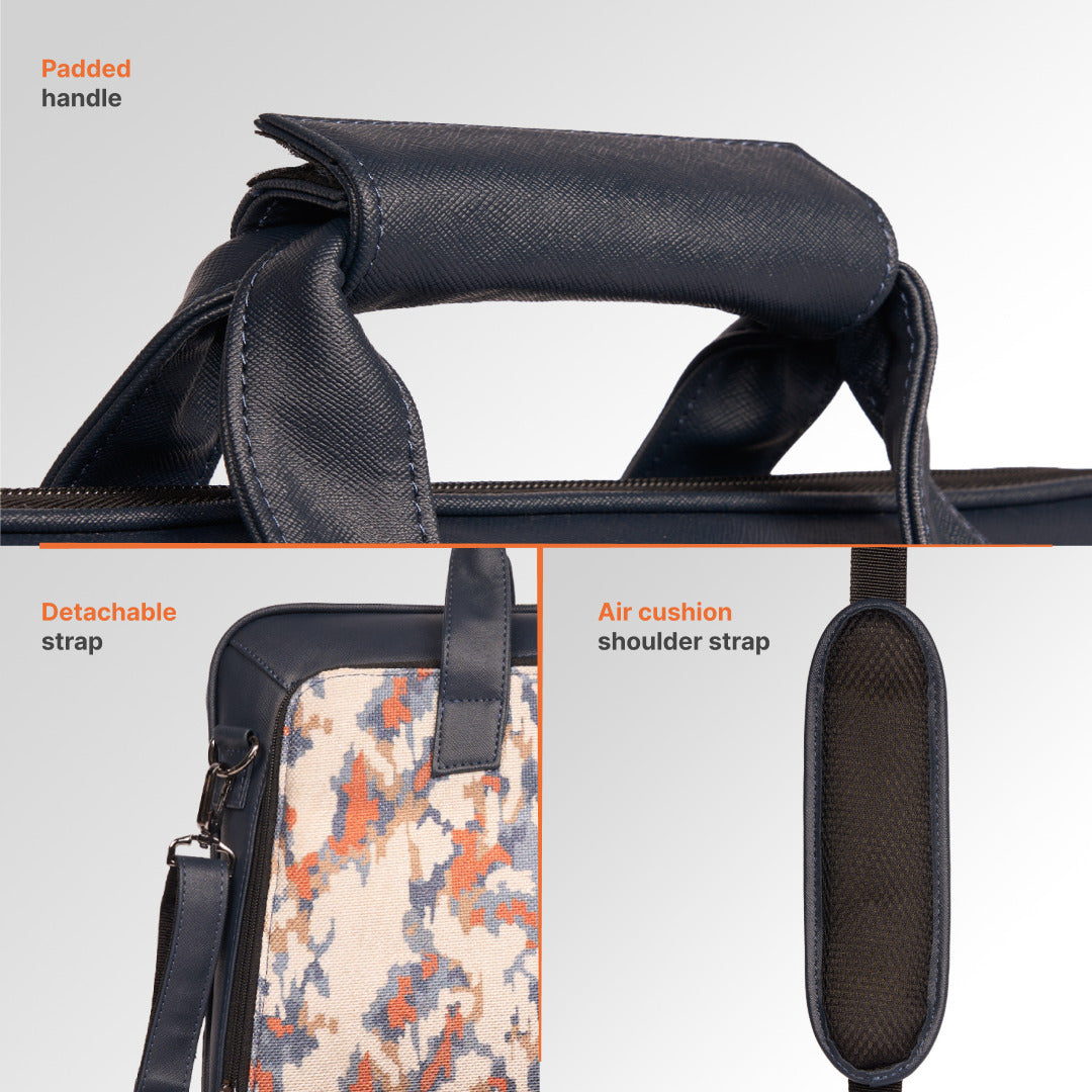 Kasauli Cipher Executive Laptop Bag (Blue)