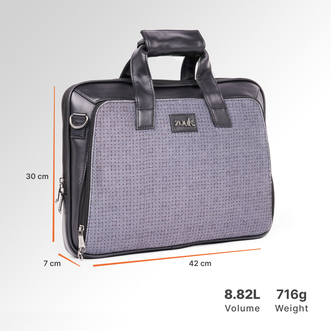 Bokaro Forge Executive Laptop Bag (Black)