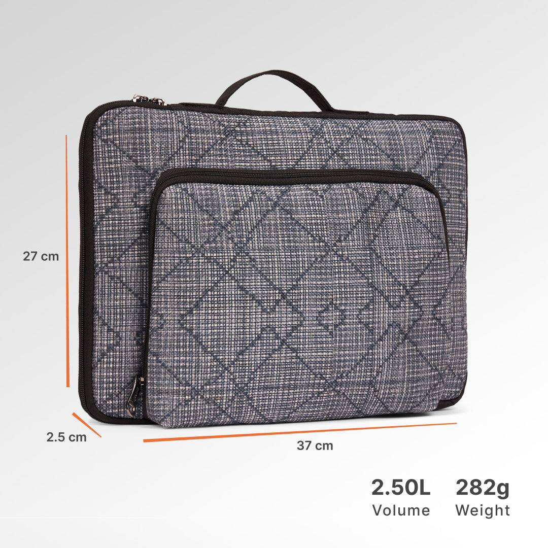 Calcutta Pixels Urban Laptop Sleeve - 15.6inch (Black)